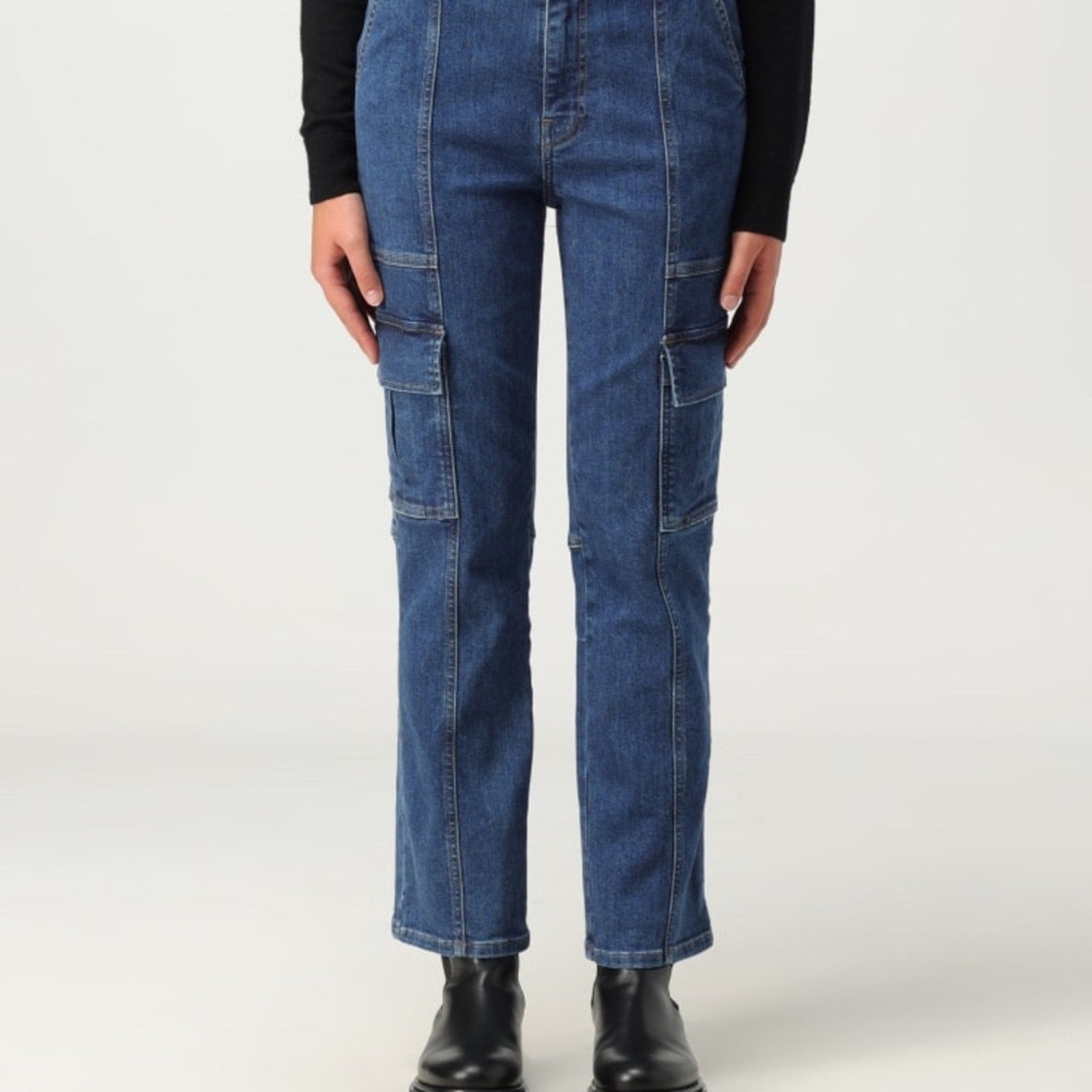Simkhai‎ Blue Damen Farbe Denim Cotton Jeans, Size 26