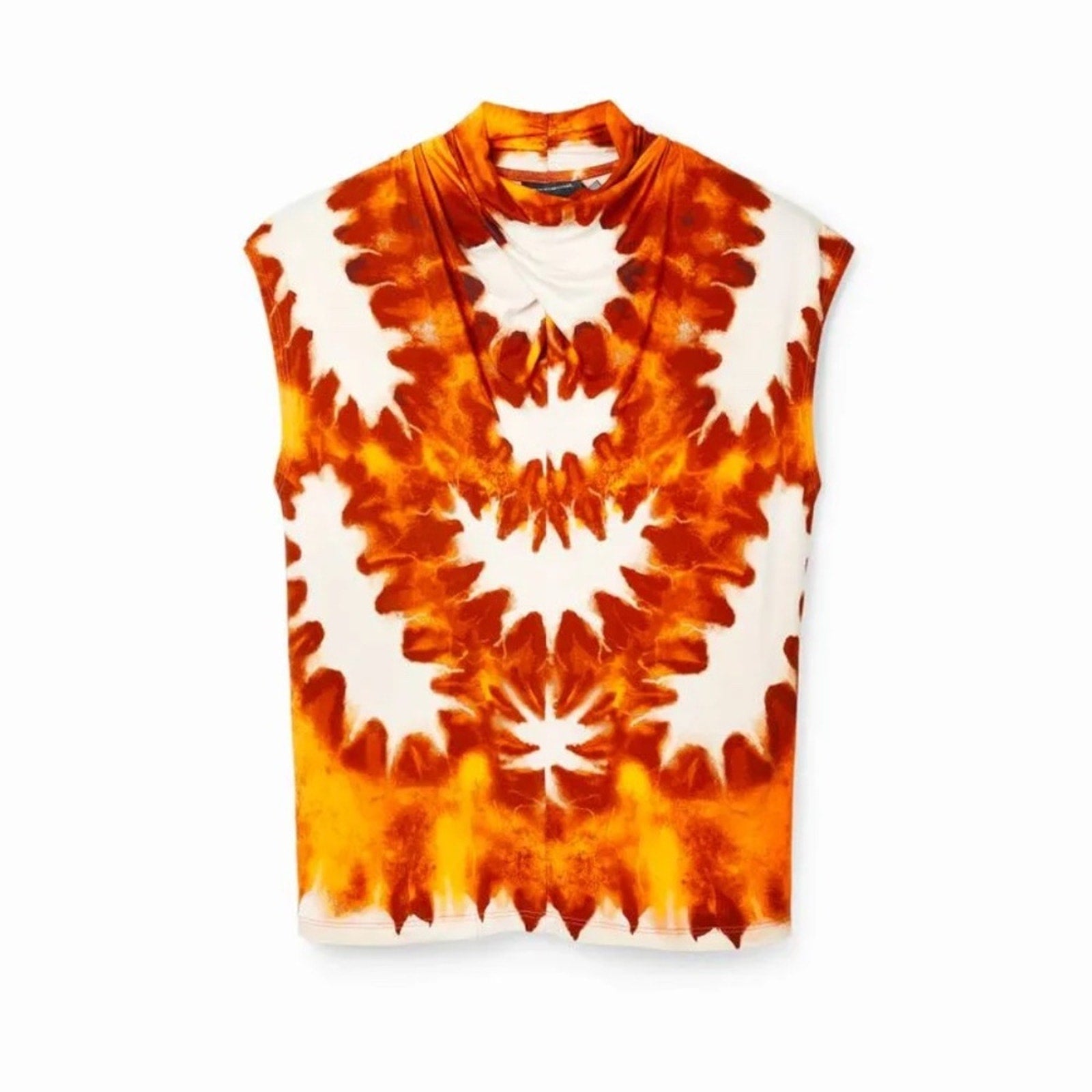 Desigual Tie Dye Draped Top - size M