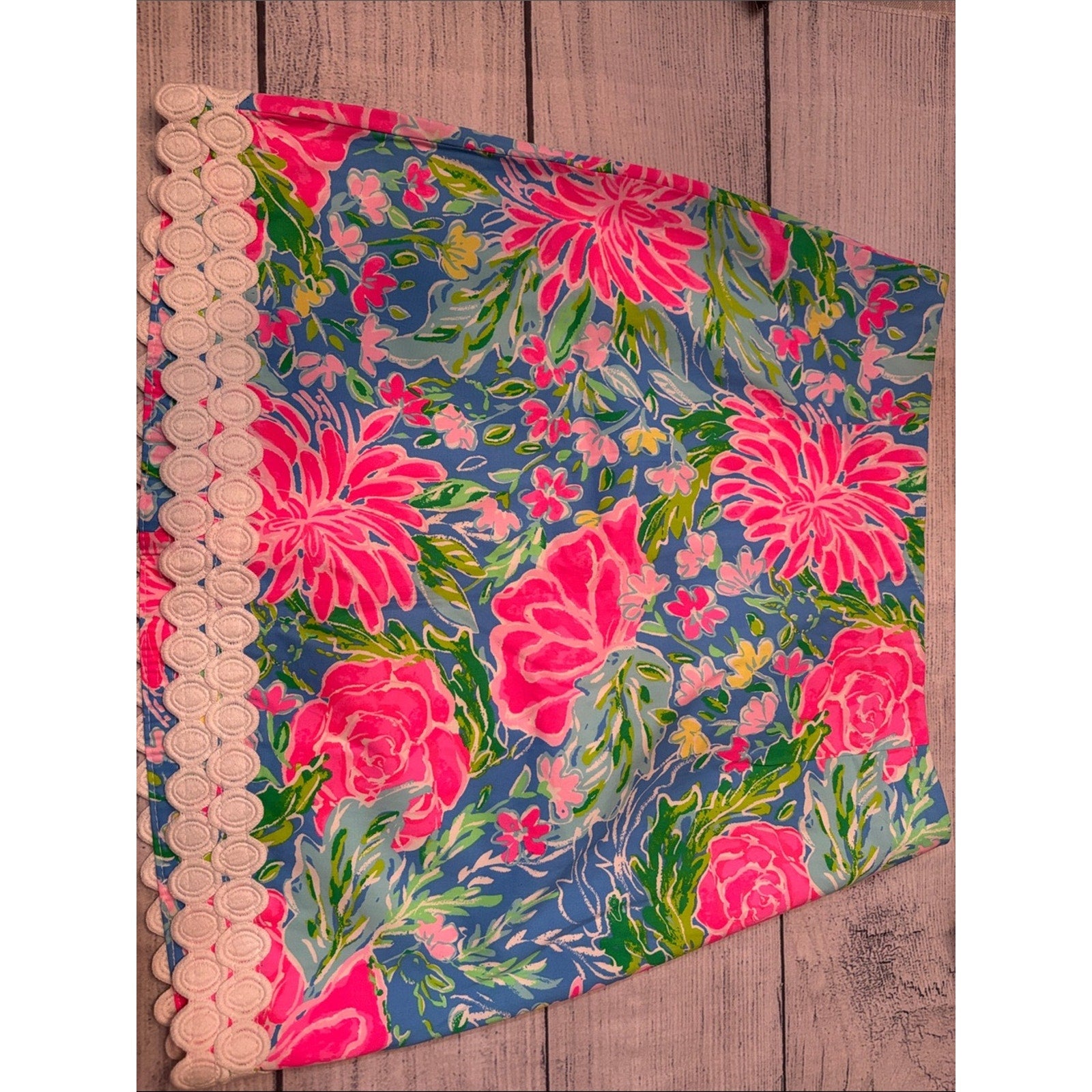 Lilly Pulitzer Izzy Skirt Zanzibar Blue Bunny Business - size 6 - NWT