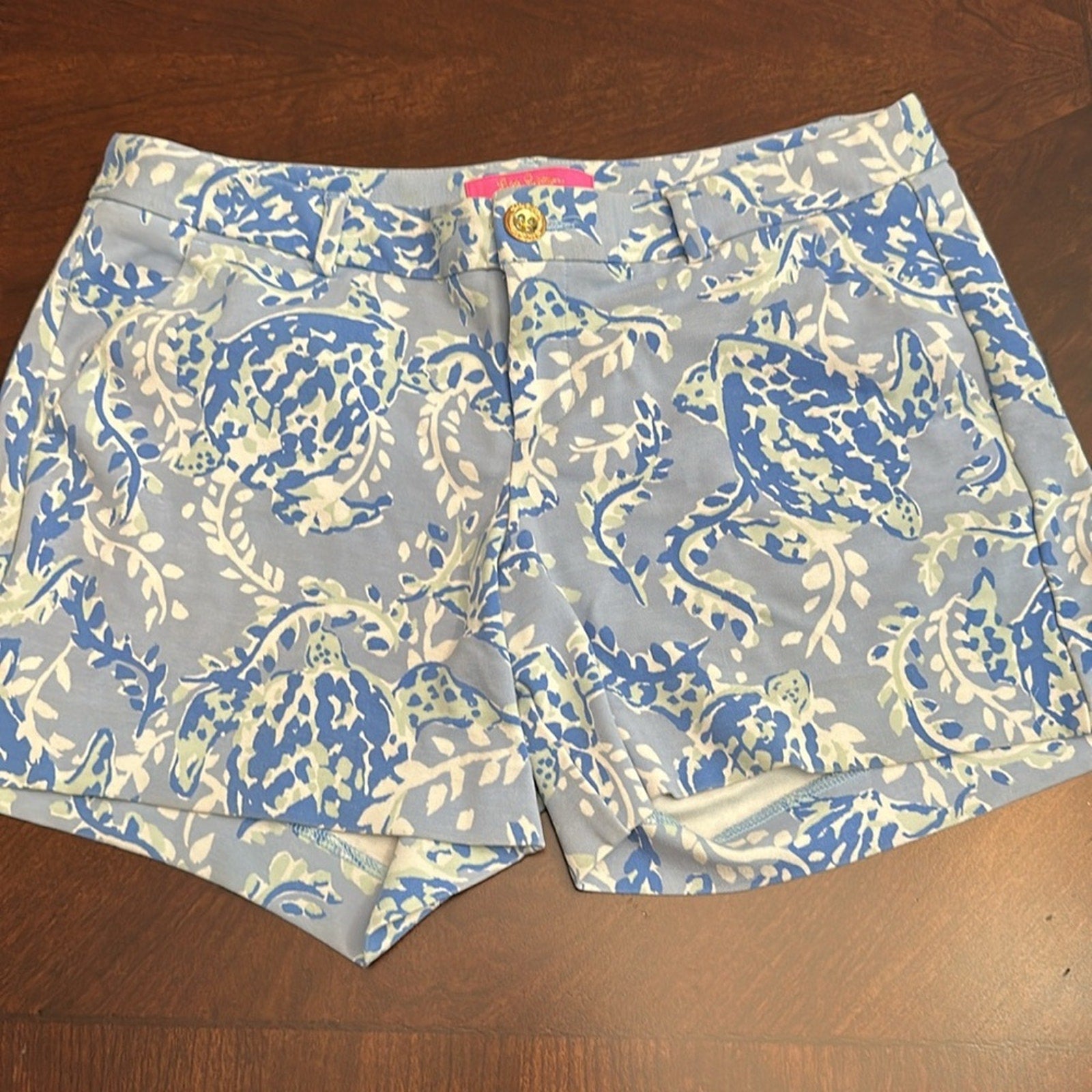 LILLY Pulitzer 5" Callahan Knit Short Blue Peri - size 6