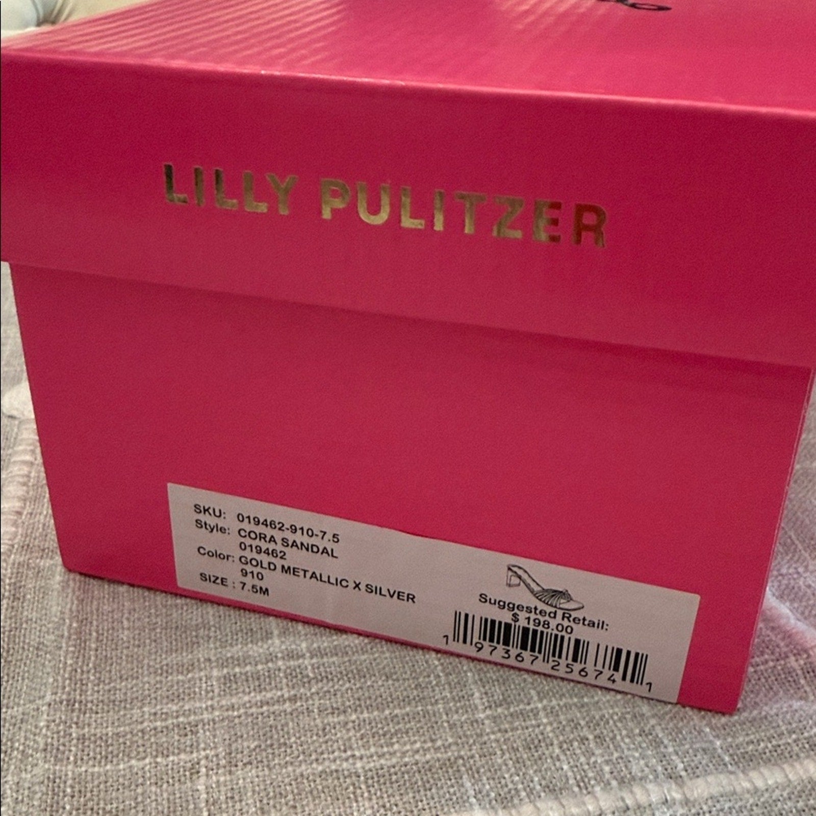 NEW Lilly Pulitzer Cora Sandal - size 7.5