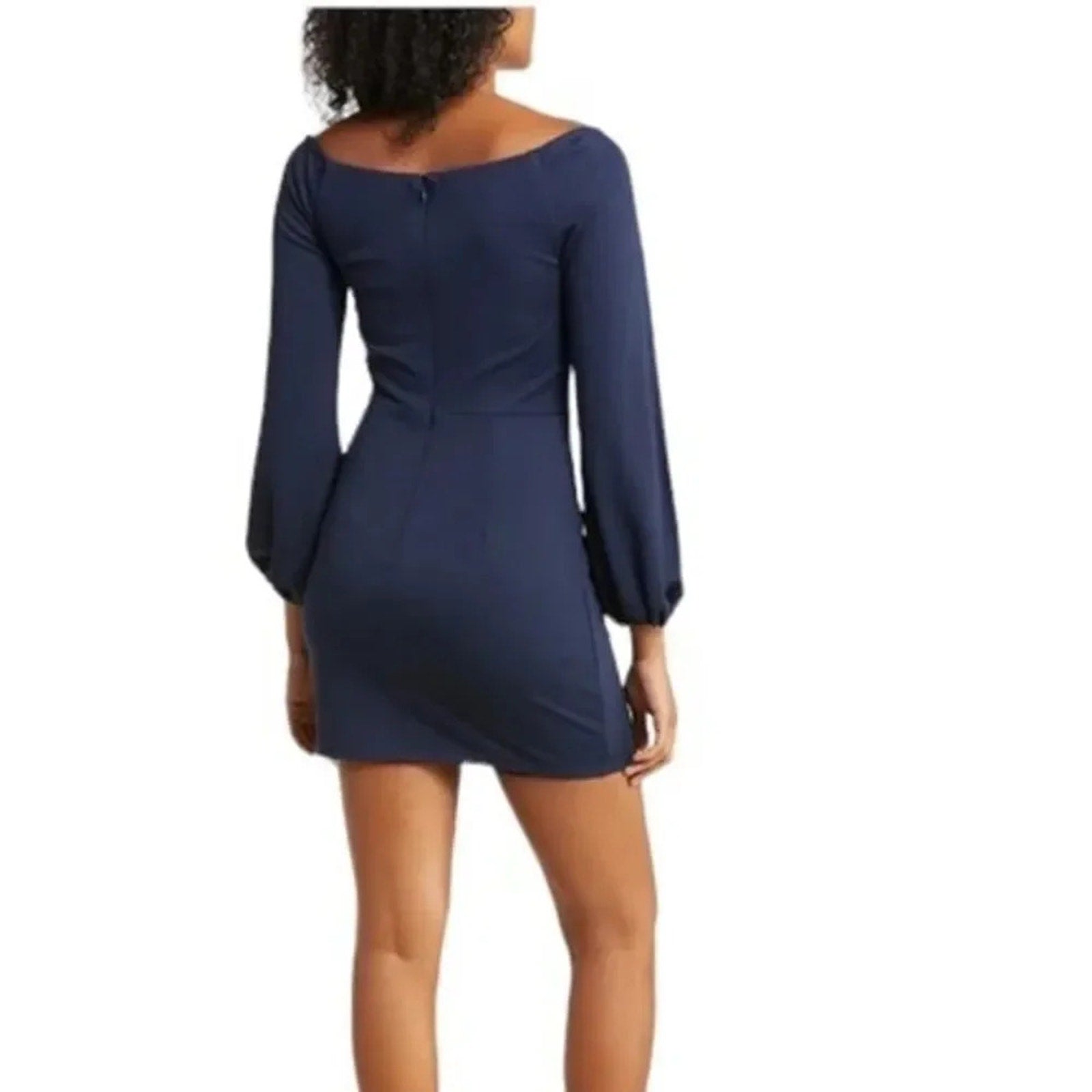 NWT Dress The Population Esperanza Long Sleeve Bodycon Mini Dress - size Large
