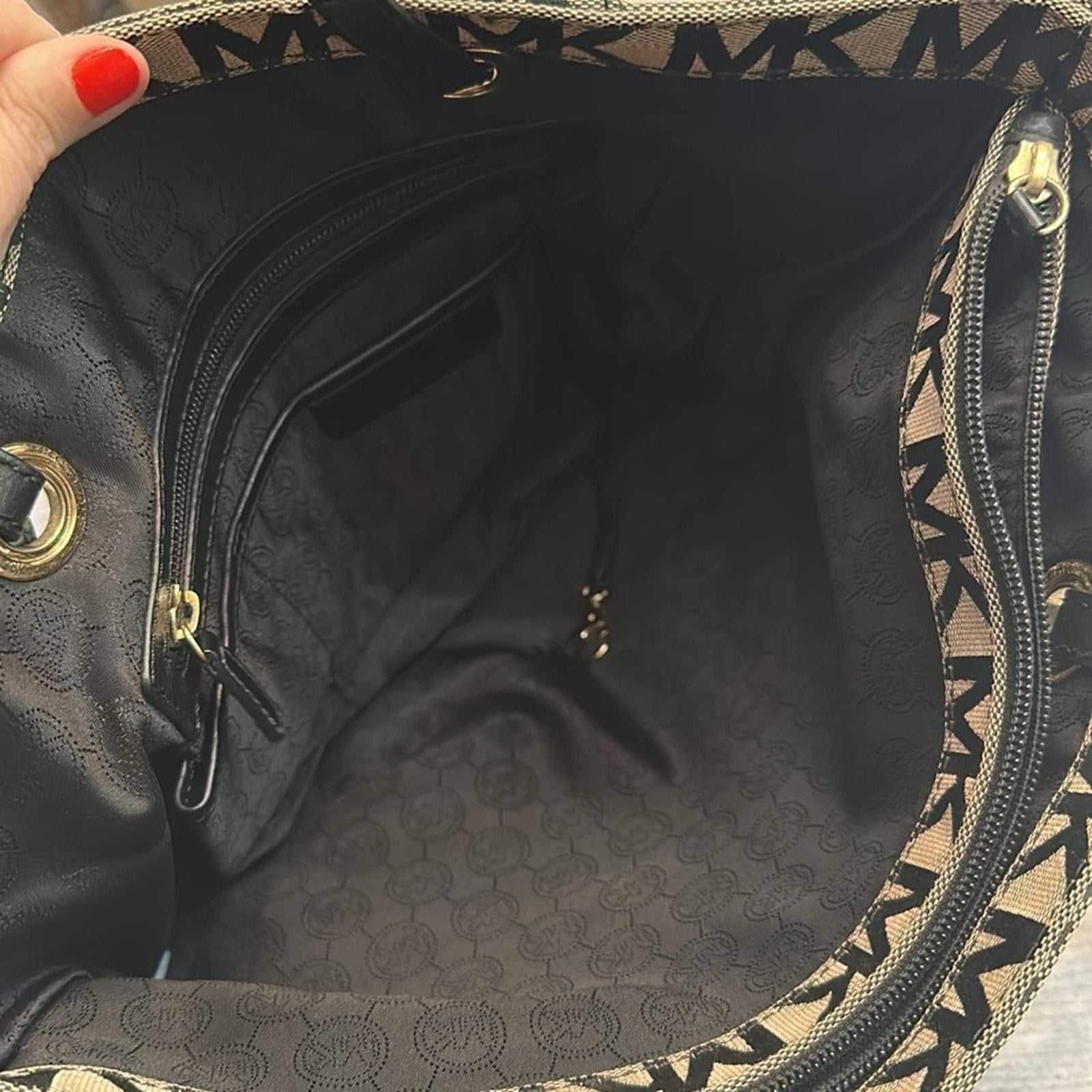Micheal Kors Vintage Canvas Tote