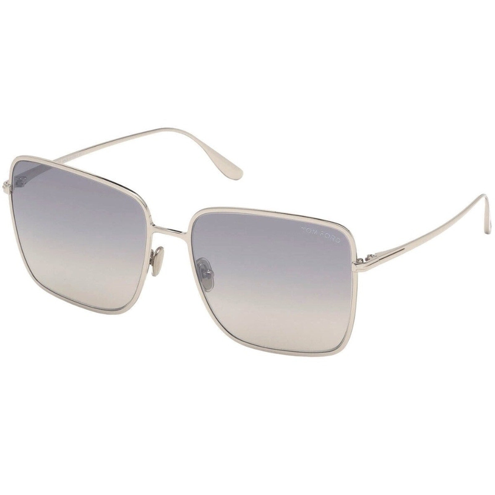 NEW Tom Ford Heather TF739 16B Silver Square Metal Sunglasses Frame 60-17-140
