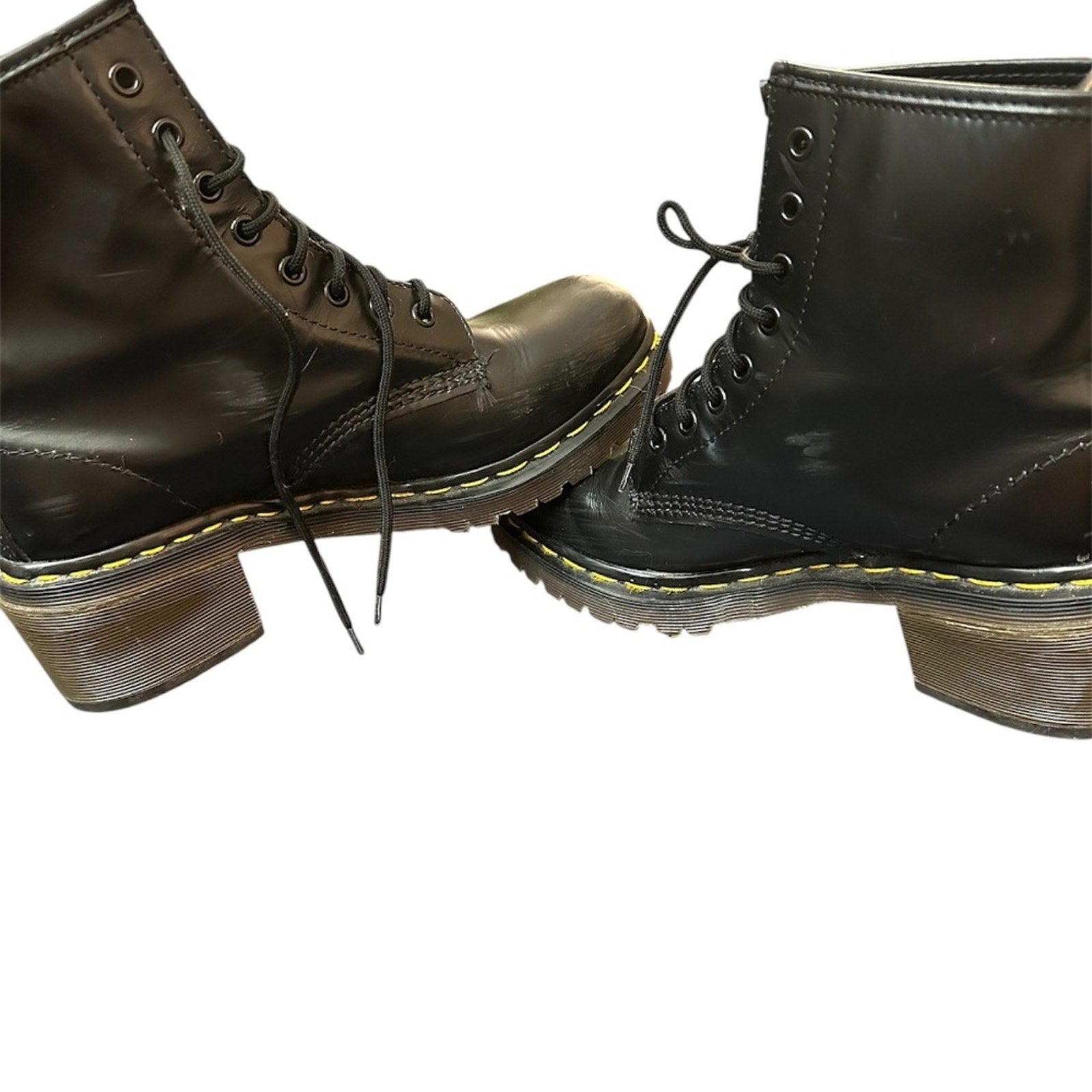 Dr Martens Vintage RARE LEATHER LACE UP BOOTS - size 9 US ladies