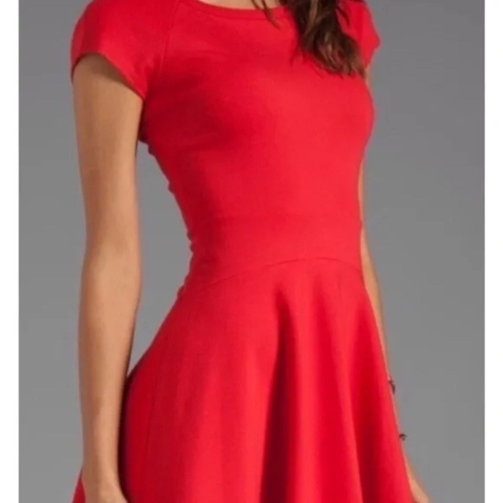 Diane Von Furstenberg Red Mini Dress - size 6