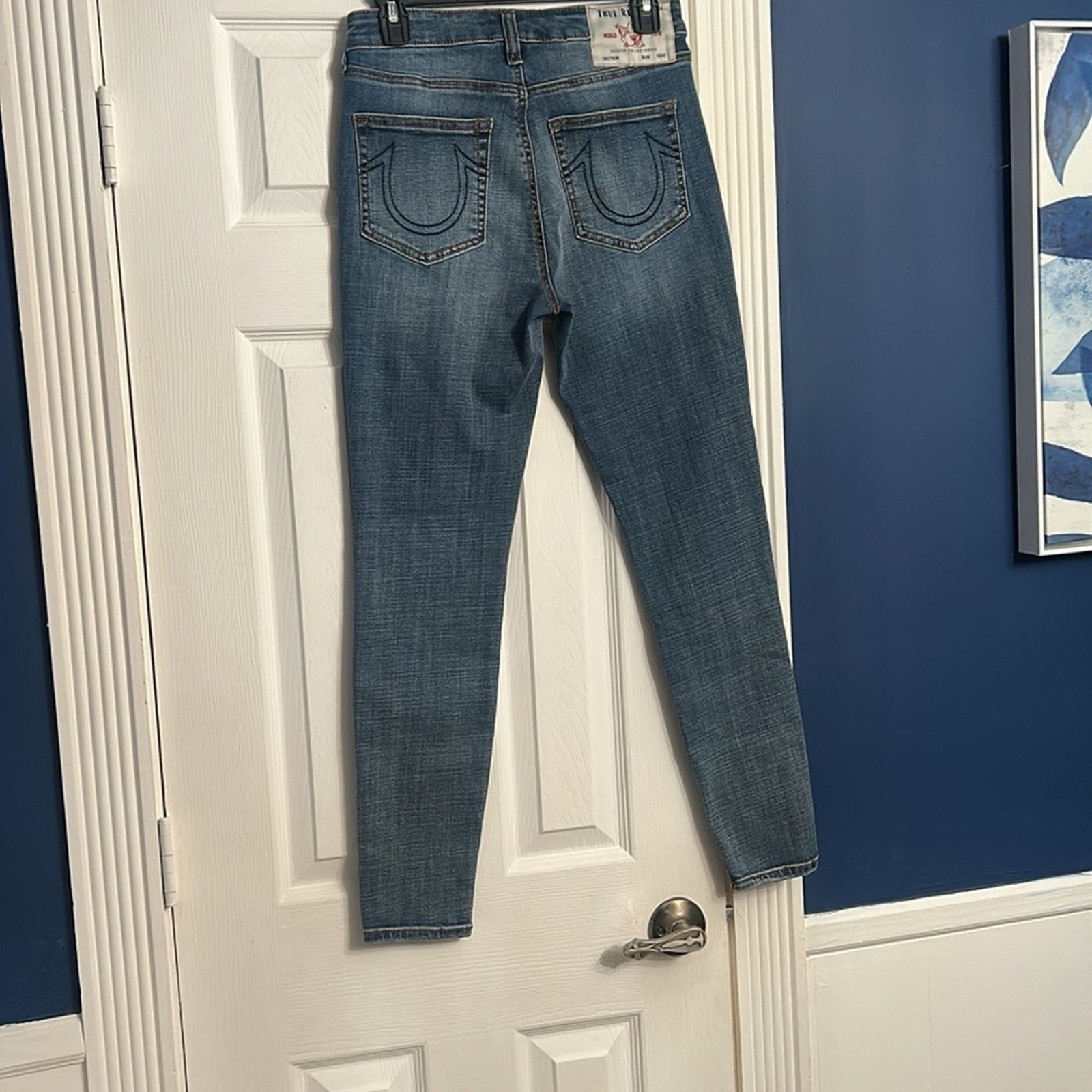 NWT True Religion Women's Halle High Rise Skinny Jeans - size 28