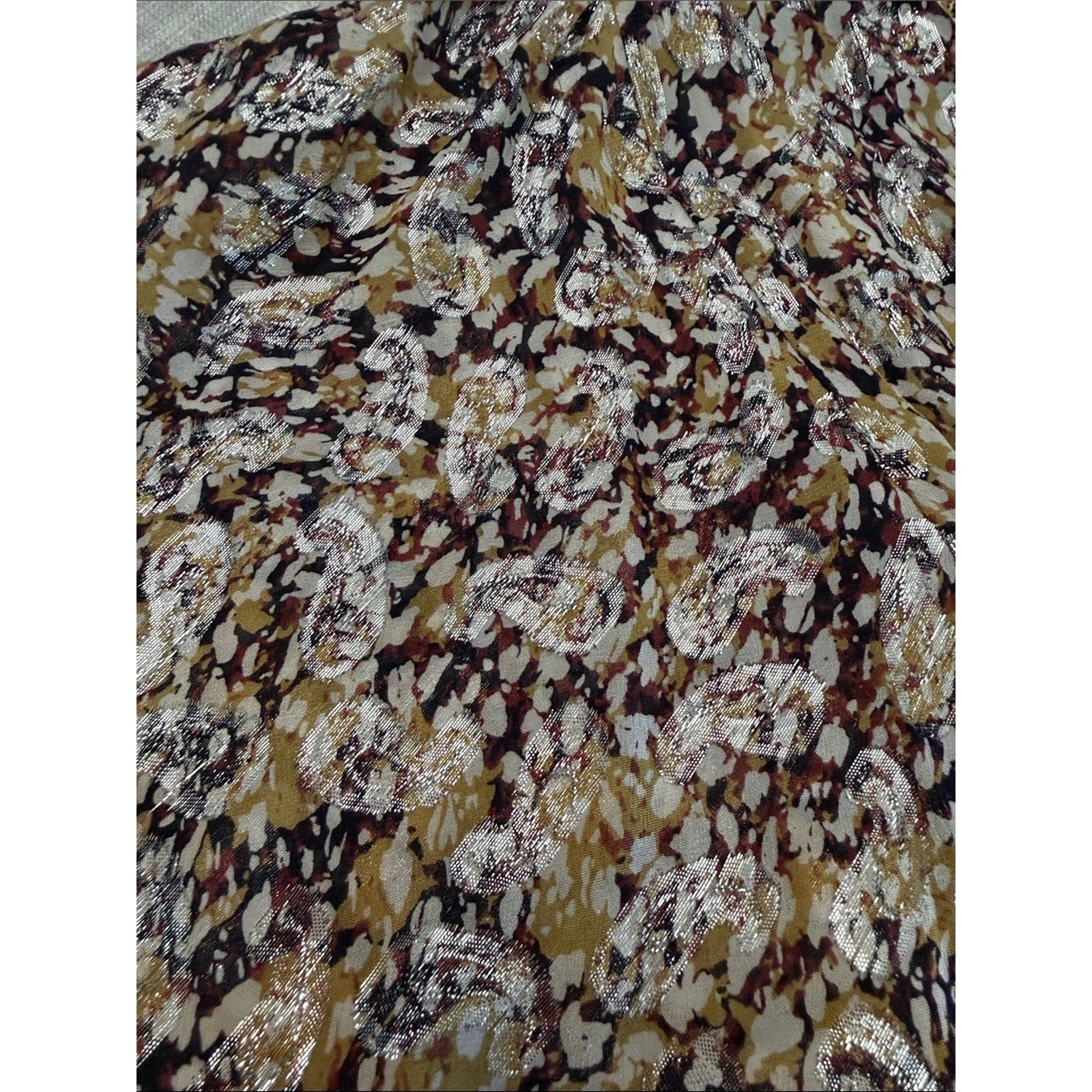 Maje Rachelle Floral Print Smocked Midi Dress in Multicolor - EU 36 🌟
