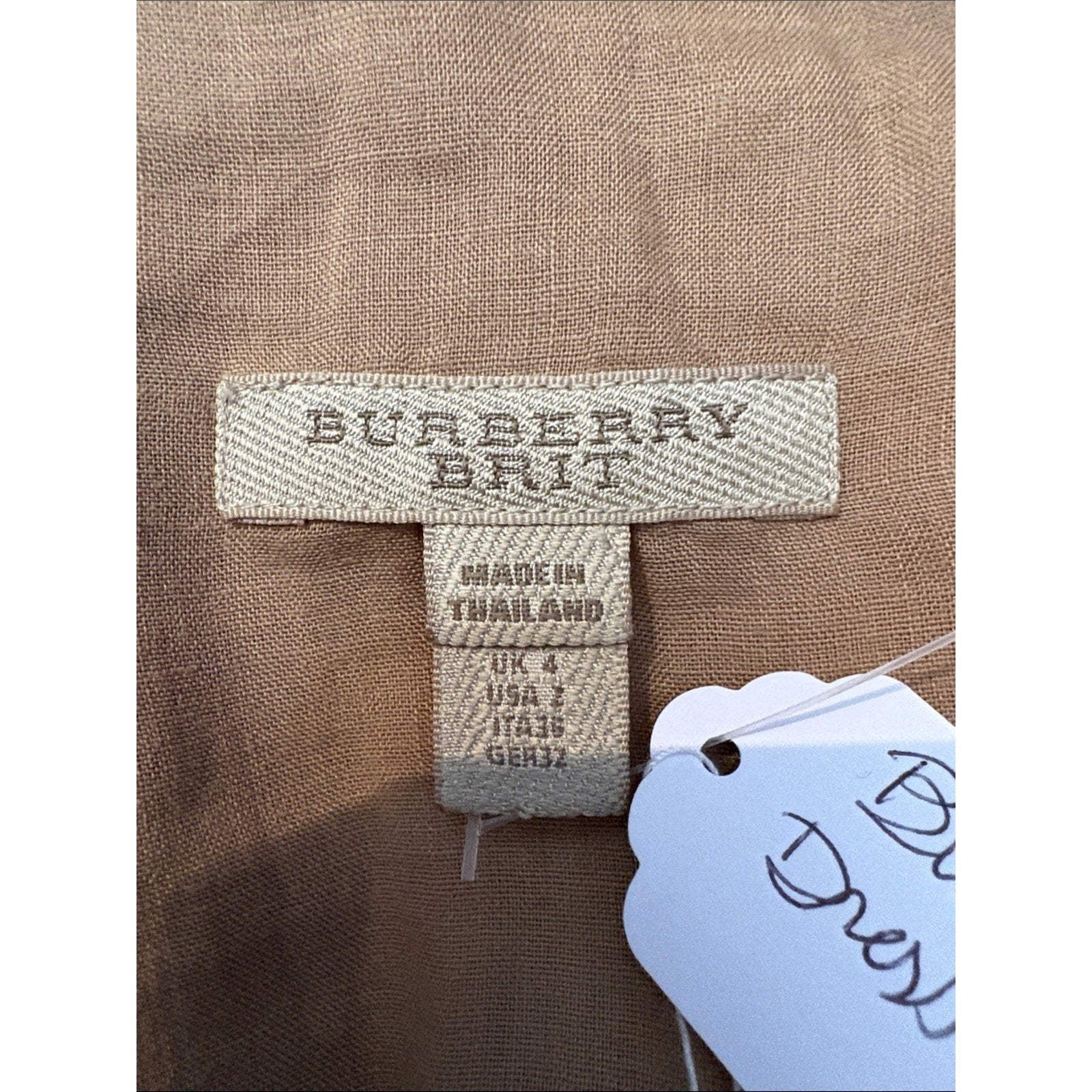 Burberry Brit Ramie Shirt Dress - 2