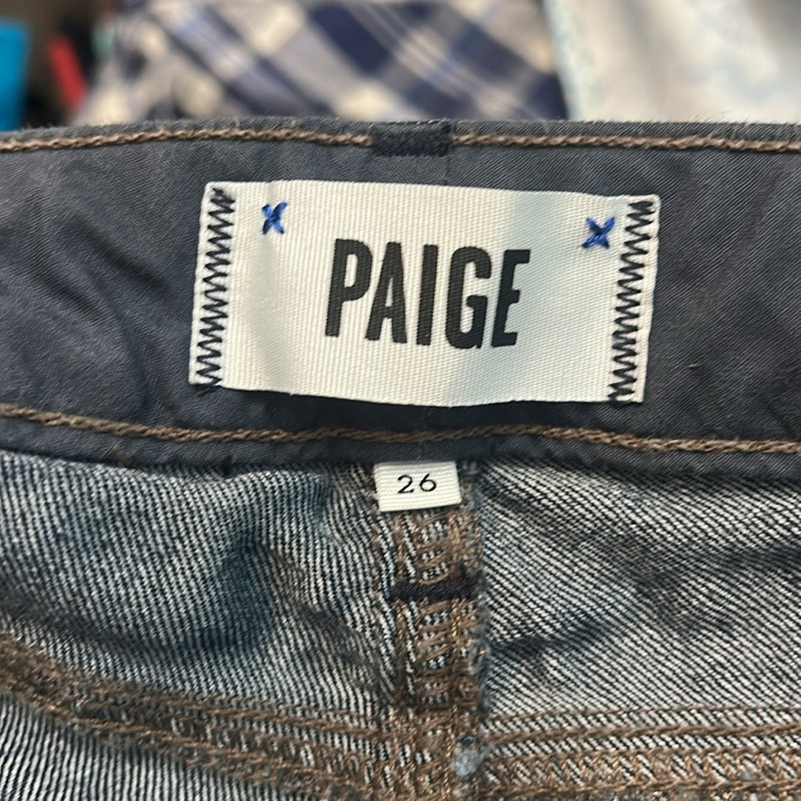 Paige Women's Skyline Boot Dark Wash Jeans - size 26