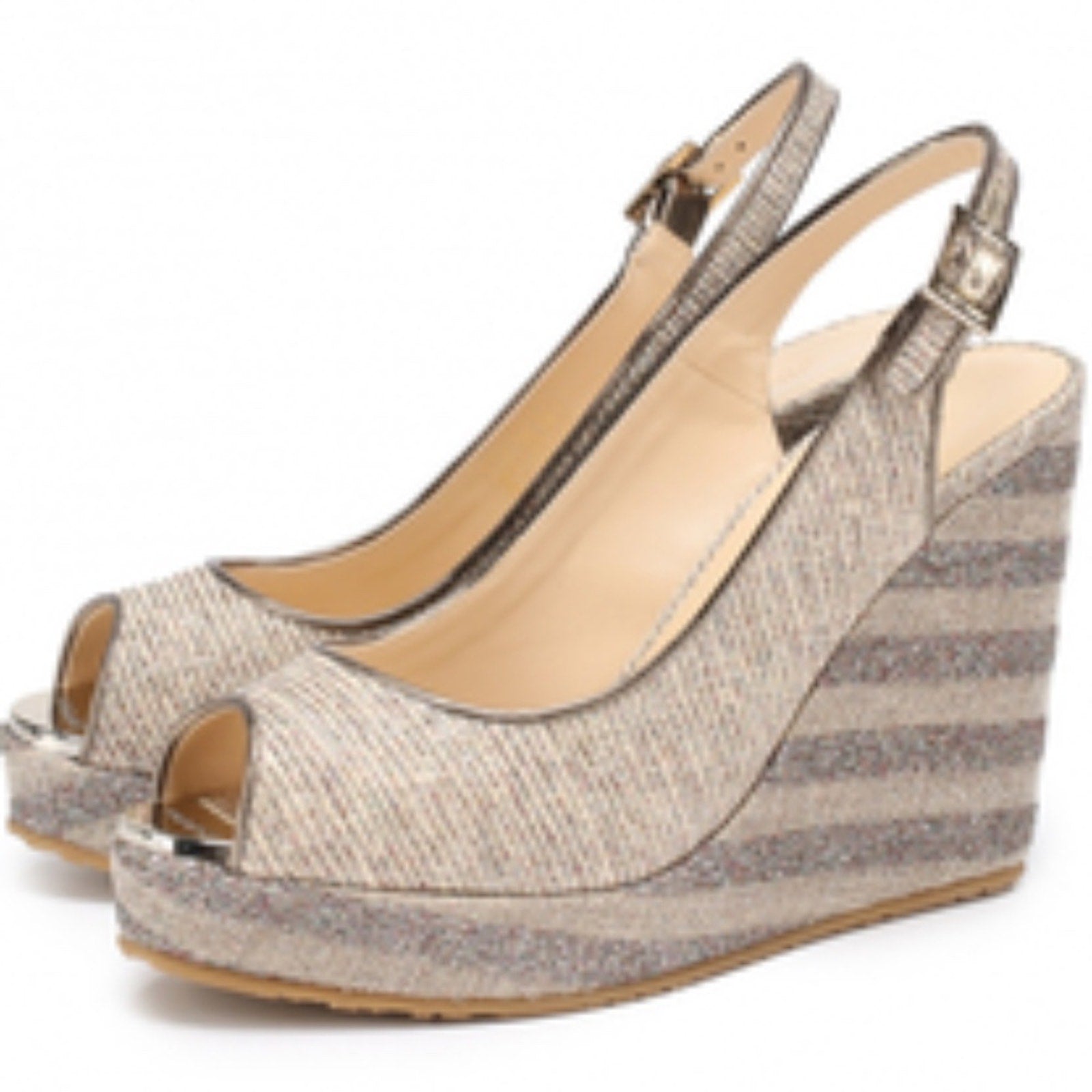 NEW Jimmy Choo Pacific Wedge - 37 1/2 (7.5)