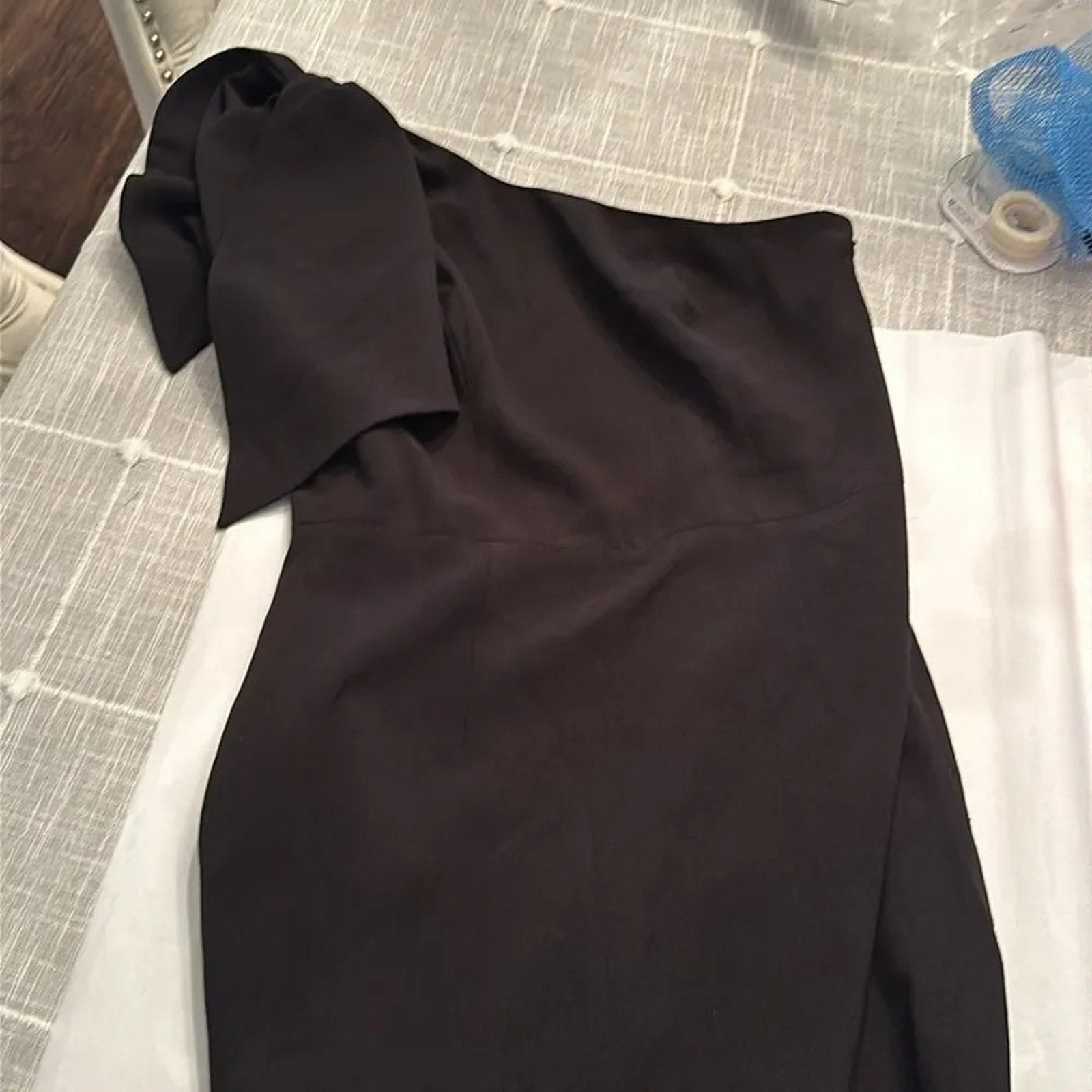 NEW Dress The Population Tiffany One Shoulder Midi Dress - size Large