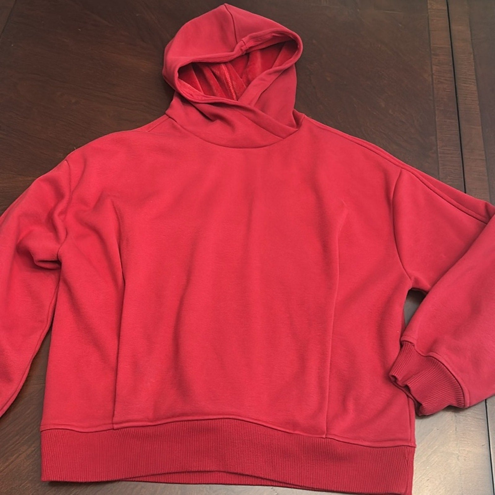 Athleta Cozy Karma Hoodie Sweatshirt Clover Berry - size small