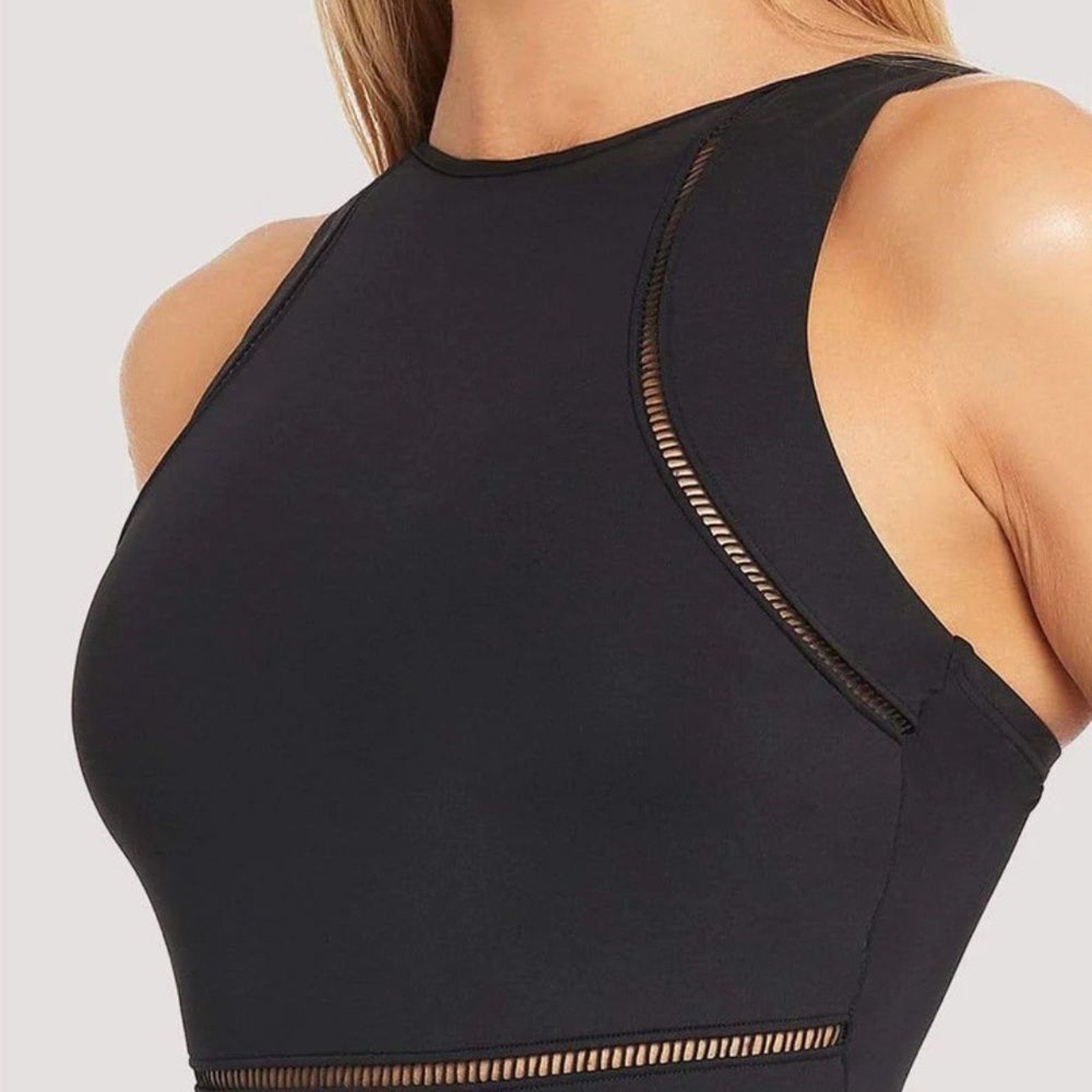 NEW Sea Level Swim High Neck Multifit One Piece Black - size 10