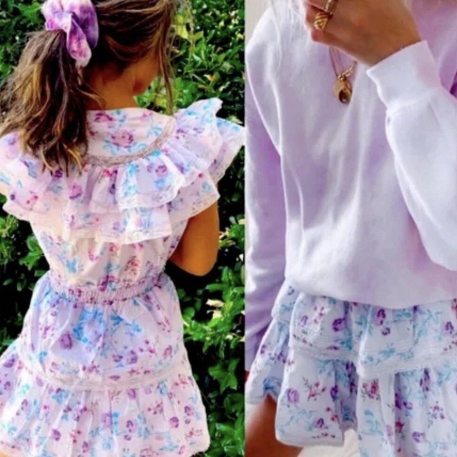 NWT LoveShackFancy X Target Lou double ruffle dress - size M