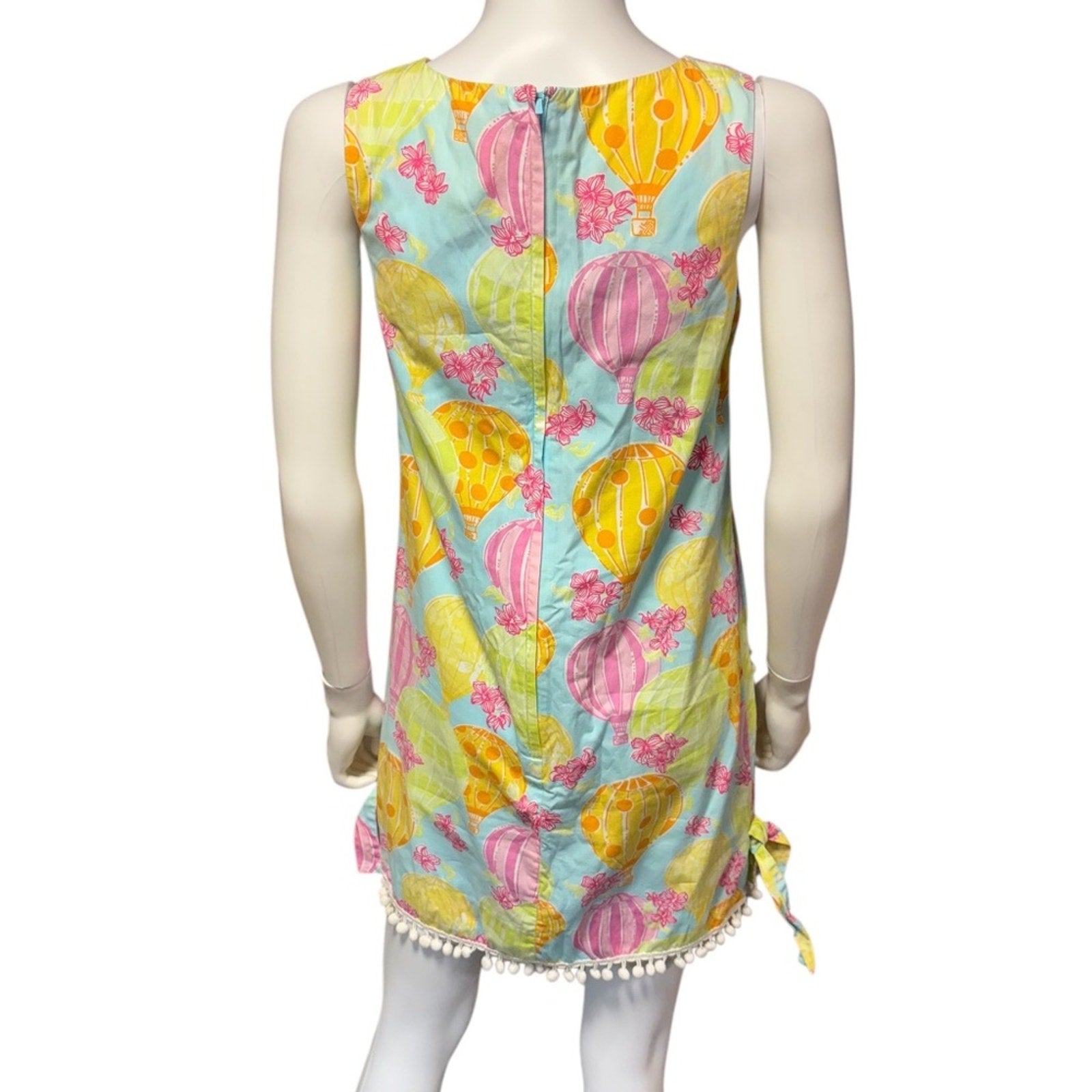 Lilly Pulitzer RARE Hot Air Balloon Race Pom Pom Dress - size 2