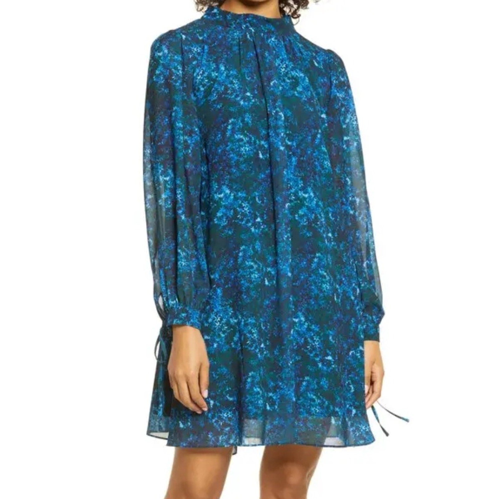 MARK + JAMES BADGLEY MISCHKA Long Sleeve Trapeze Dress Modest - size 10