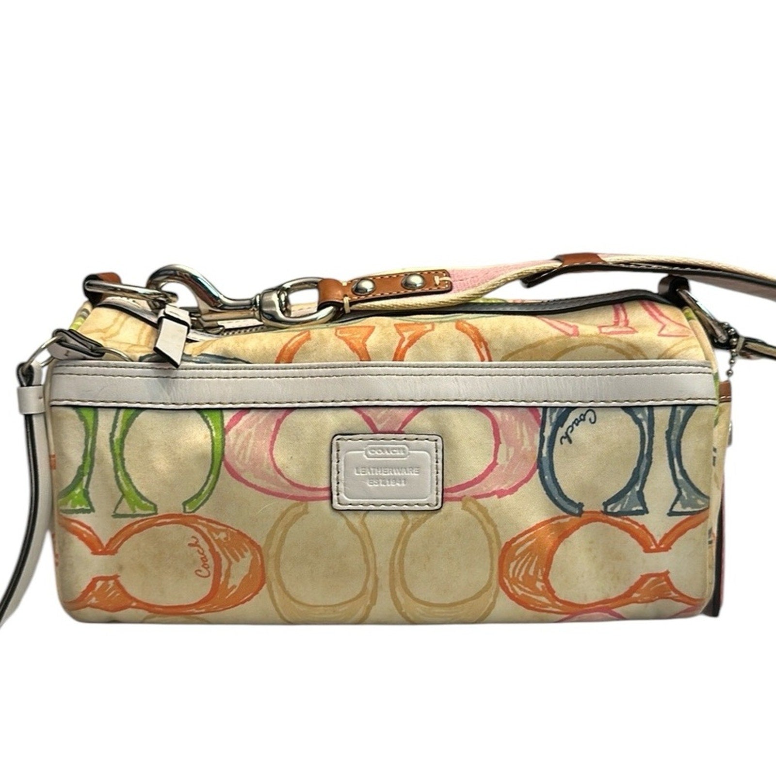 Coach shoulder bag Y2K white