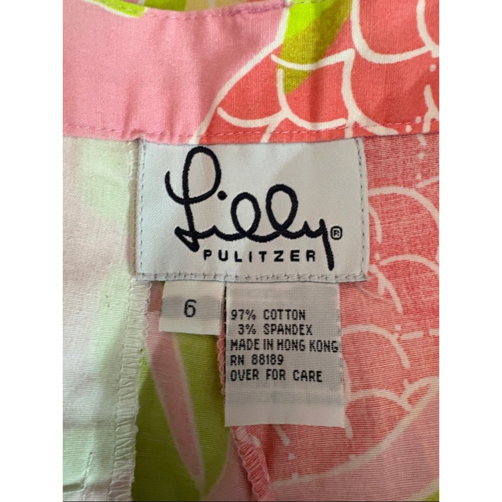 Lilly Pulitzer High Waisted vintage White Label Shorts - 6