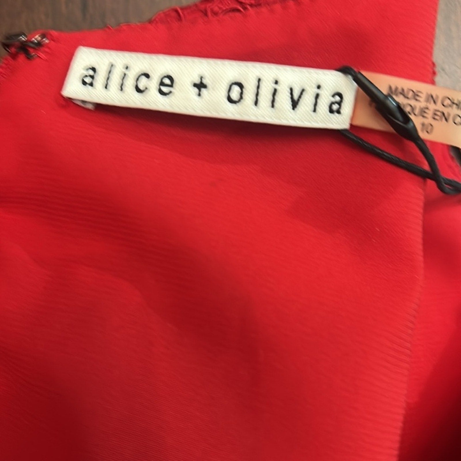 NWT Alice and Olivia Kappa Lace Party Dress - size 10