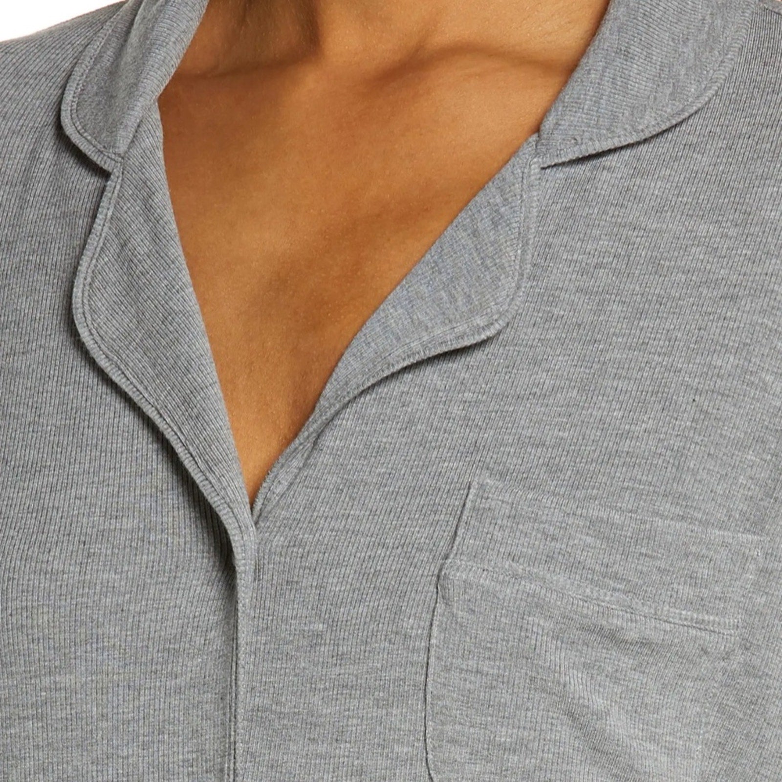 Skims Soft Lounge Rib PJ TOP - size M