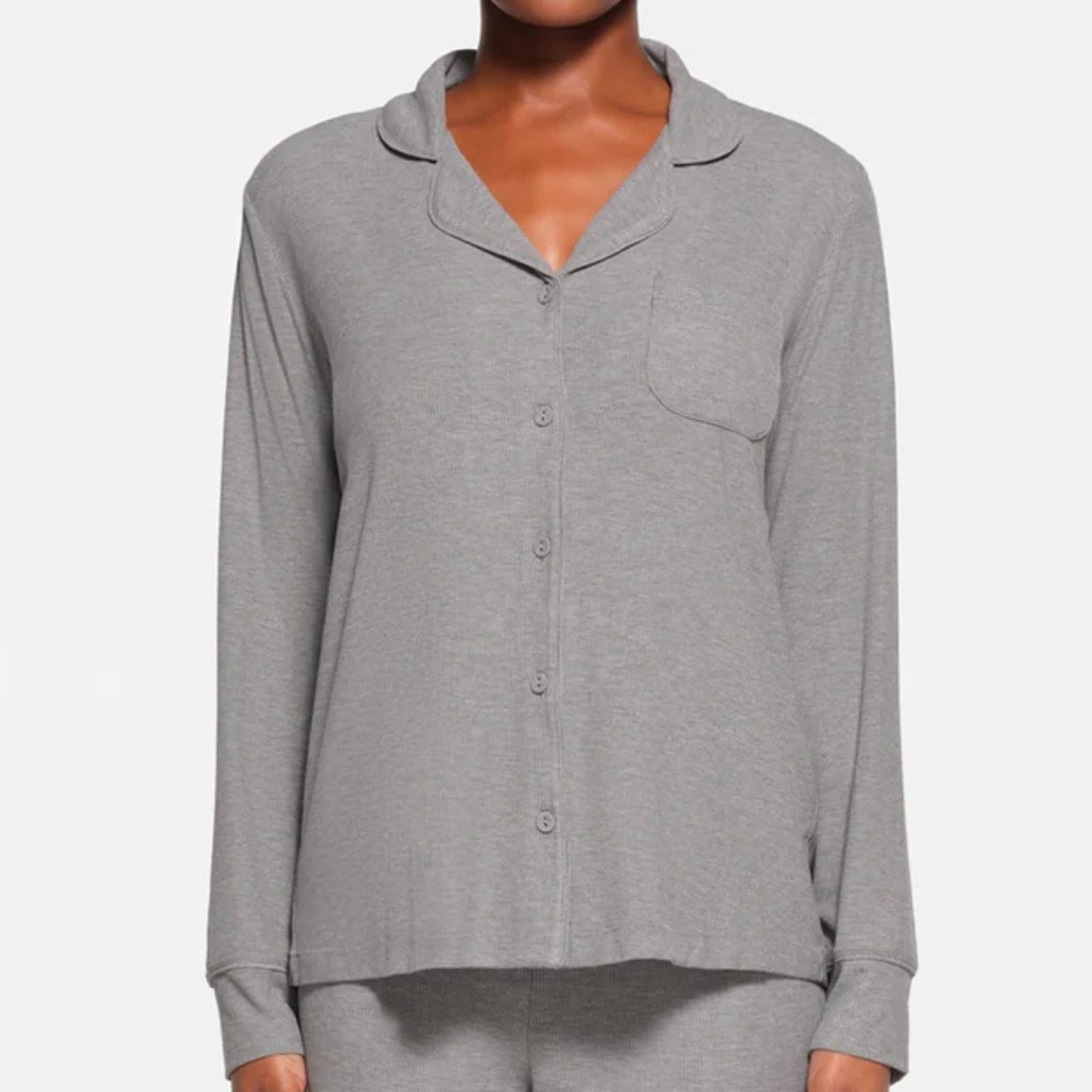 Skims Soft Lounge Rib PJ TOP - size M
