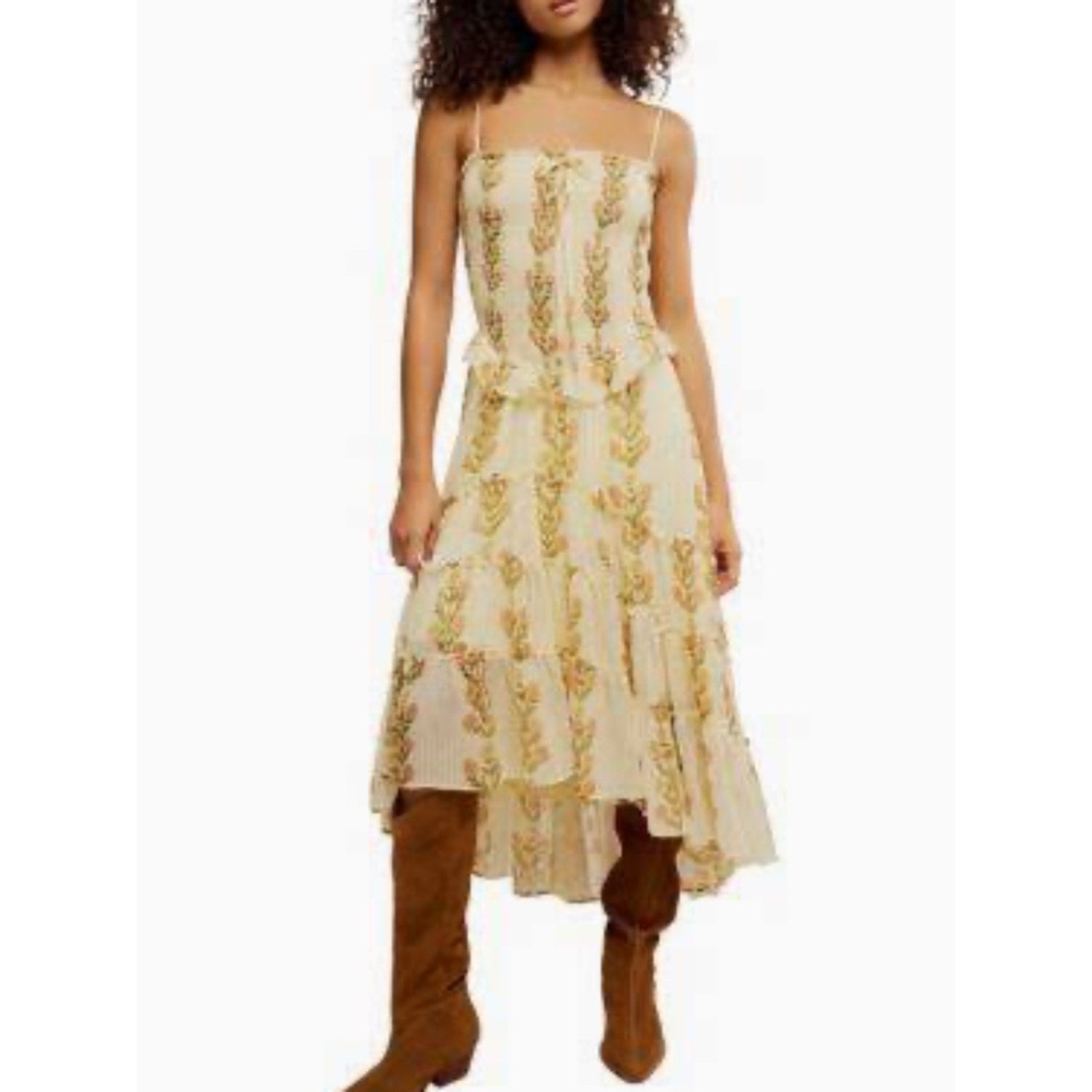Free People Alejandra Midi Dress - size XS