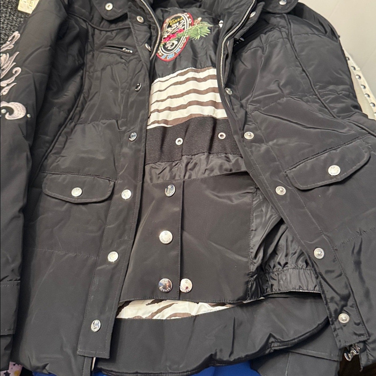 Bogner Ladies Down Ski Jacket embroidered- size 4