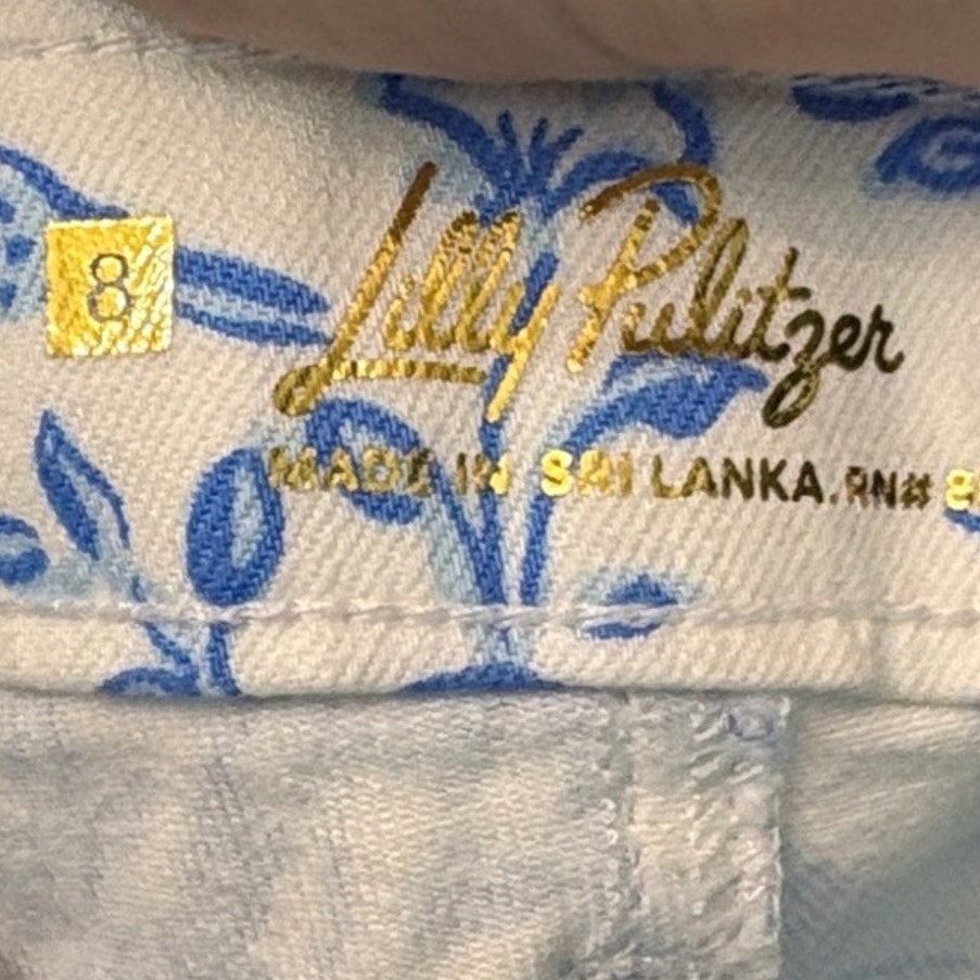 Lilly Pulitzer | Annet High Rise Crop Flare Jean - size 8