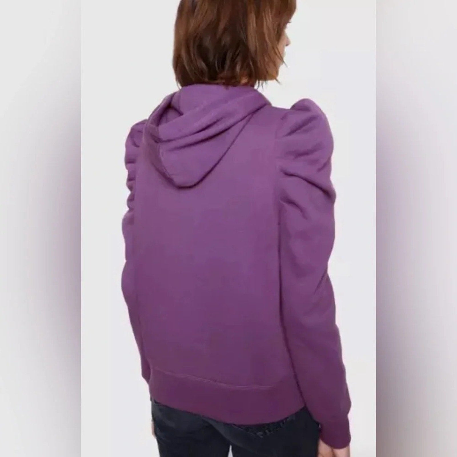 Rebecca Minkoff Janine Hoodie purple New with tags msrp $98 size XS