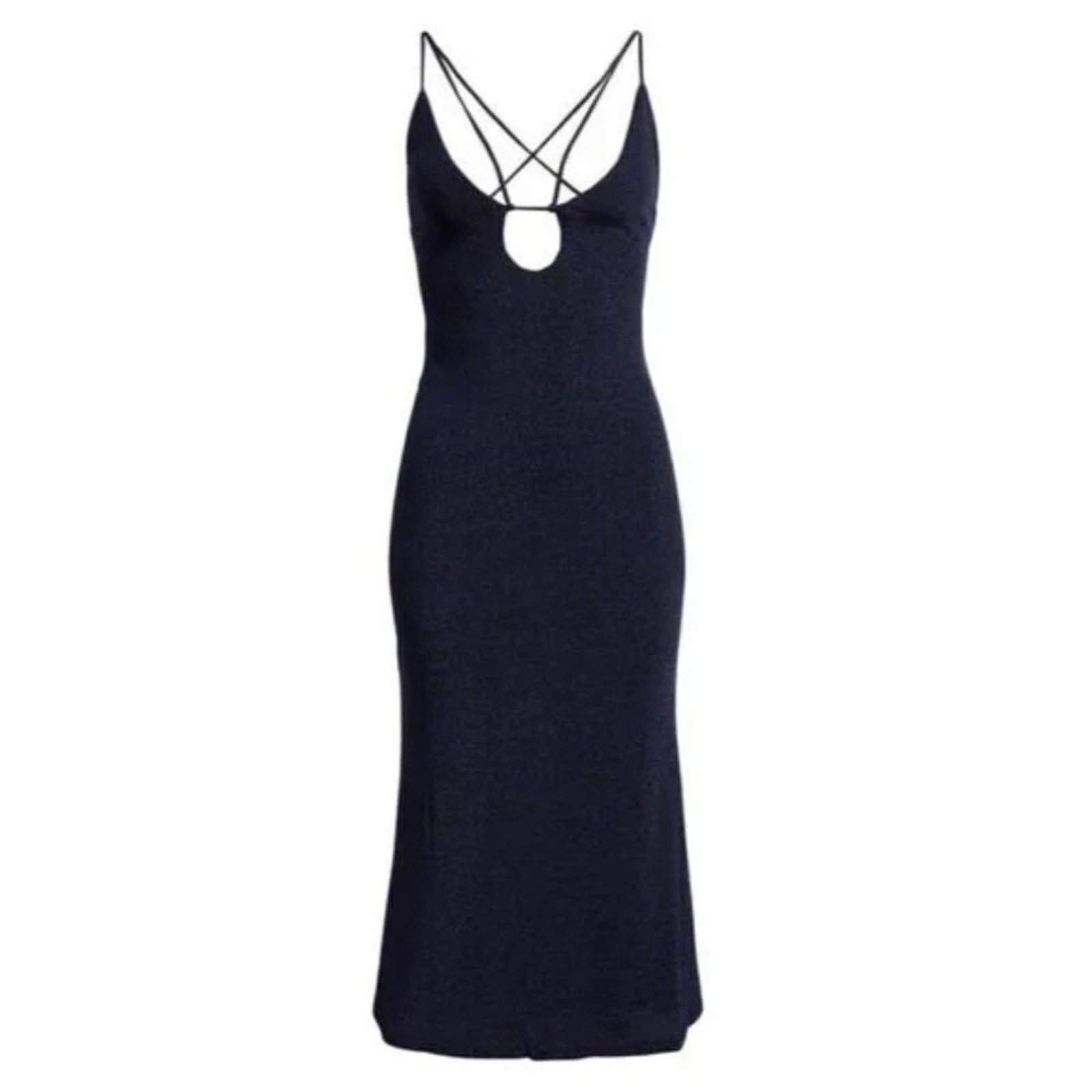 NWT MISHA COLLECTION - VERONIKA SLINKY JERSEY MIDI DRESS - size 12