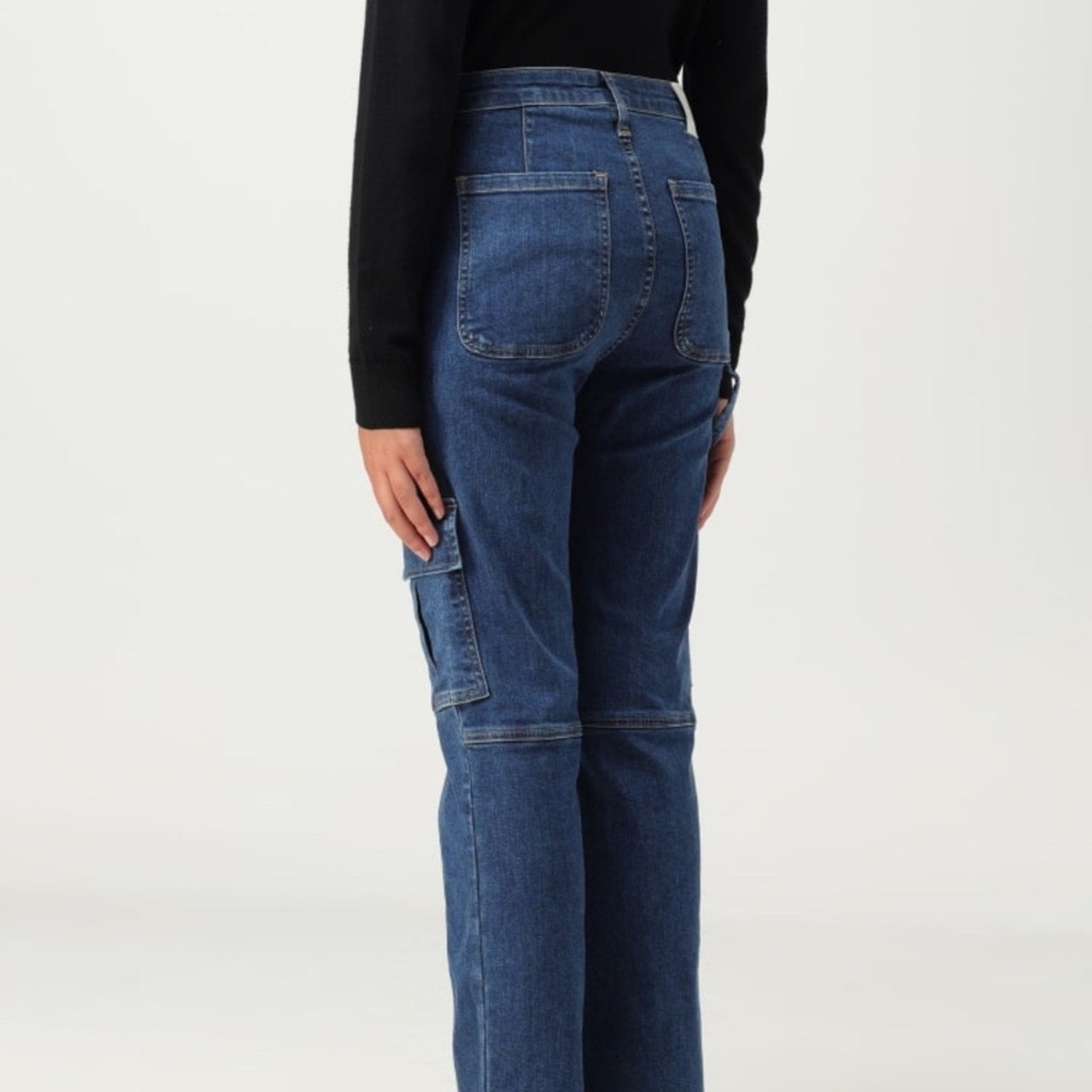 Simkhai‎ Blue Damen Farbe Denim Cotton Jeans, Size 26