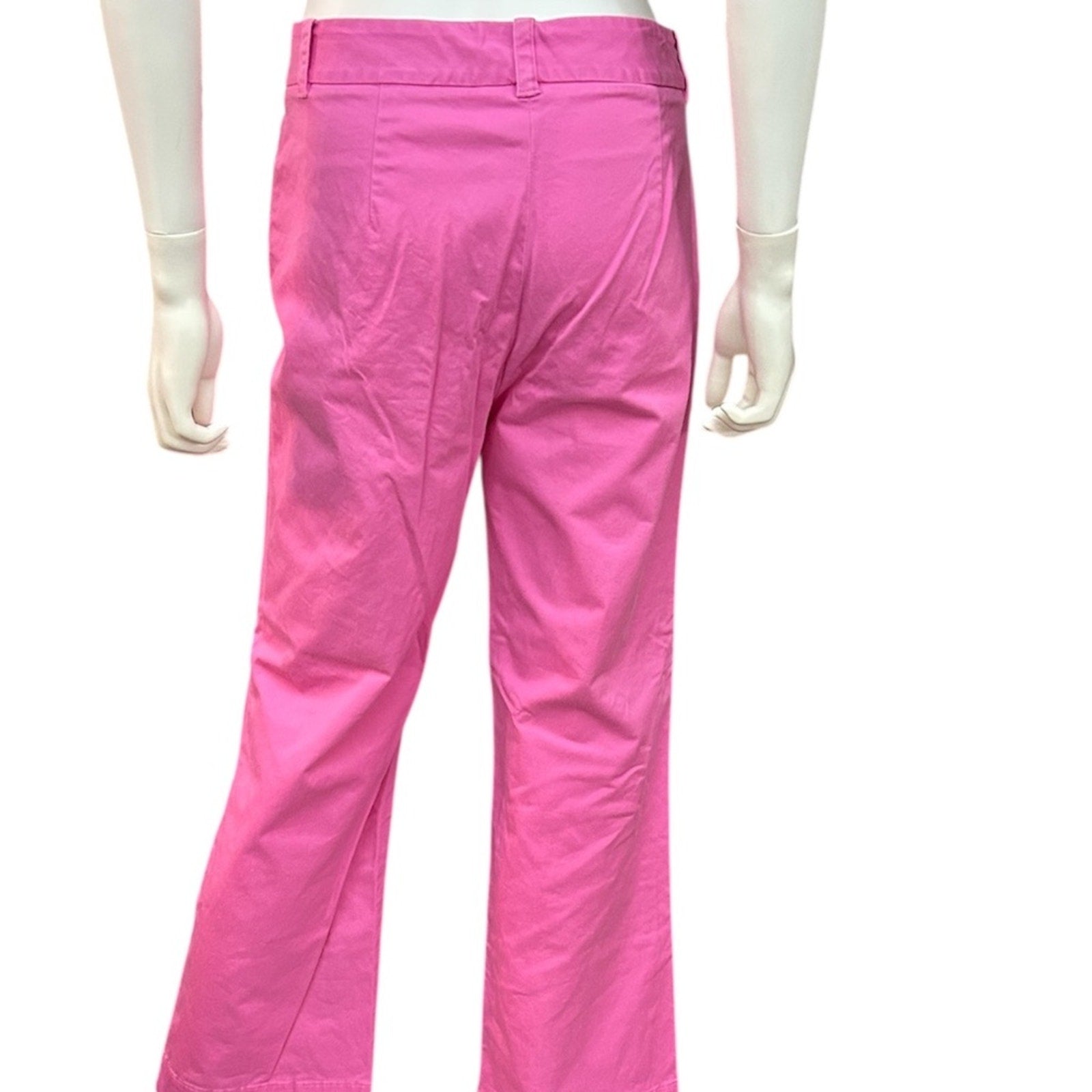 Vintage Lilly Pulitzer pink white label Capri Pants Women's Size -10
