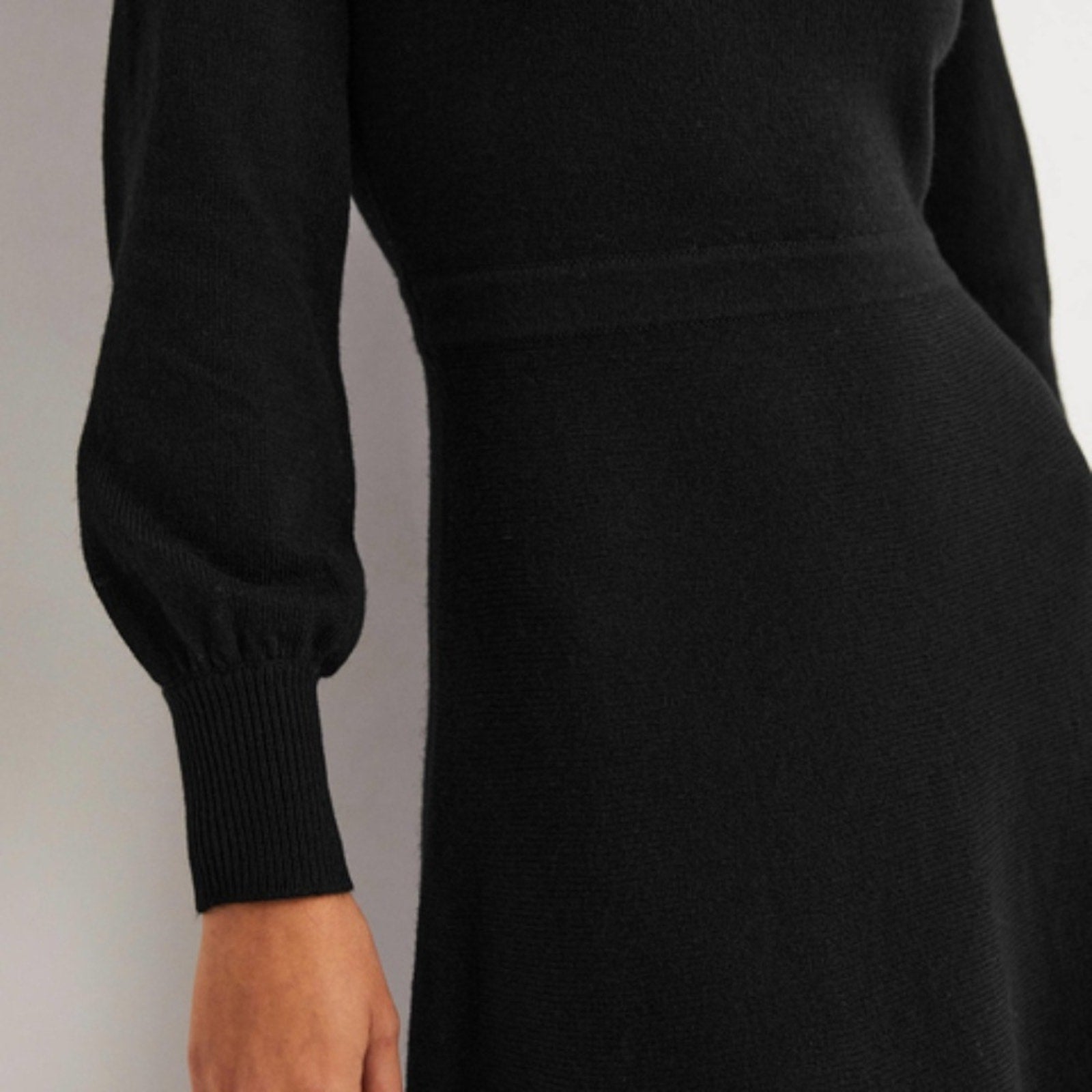 NWT Boden Square Neck Knitted Dress in NAVY - size 10P $160