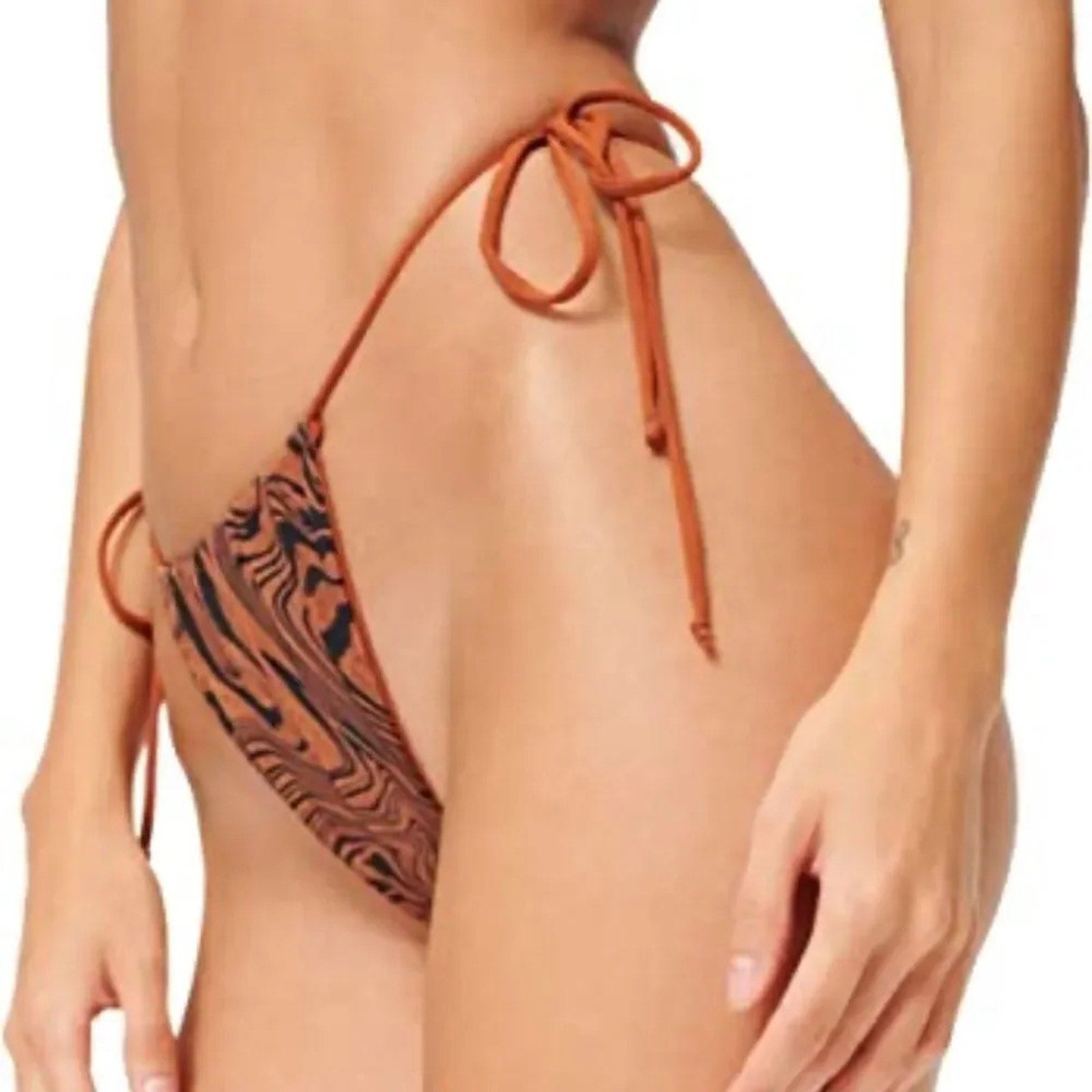 NWT GOOD AMERICAN Women's Tiny Ties Bikini Bottom - size 10/12 (3)