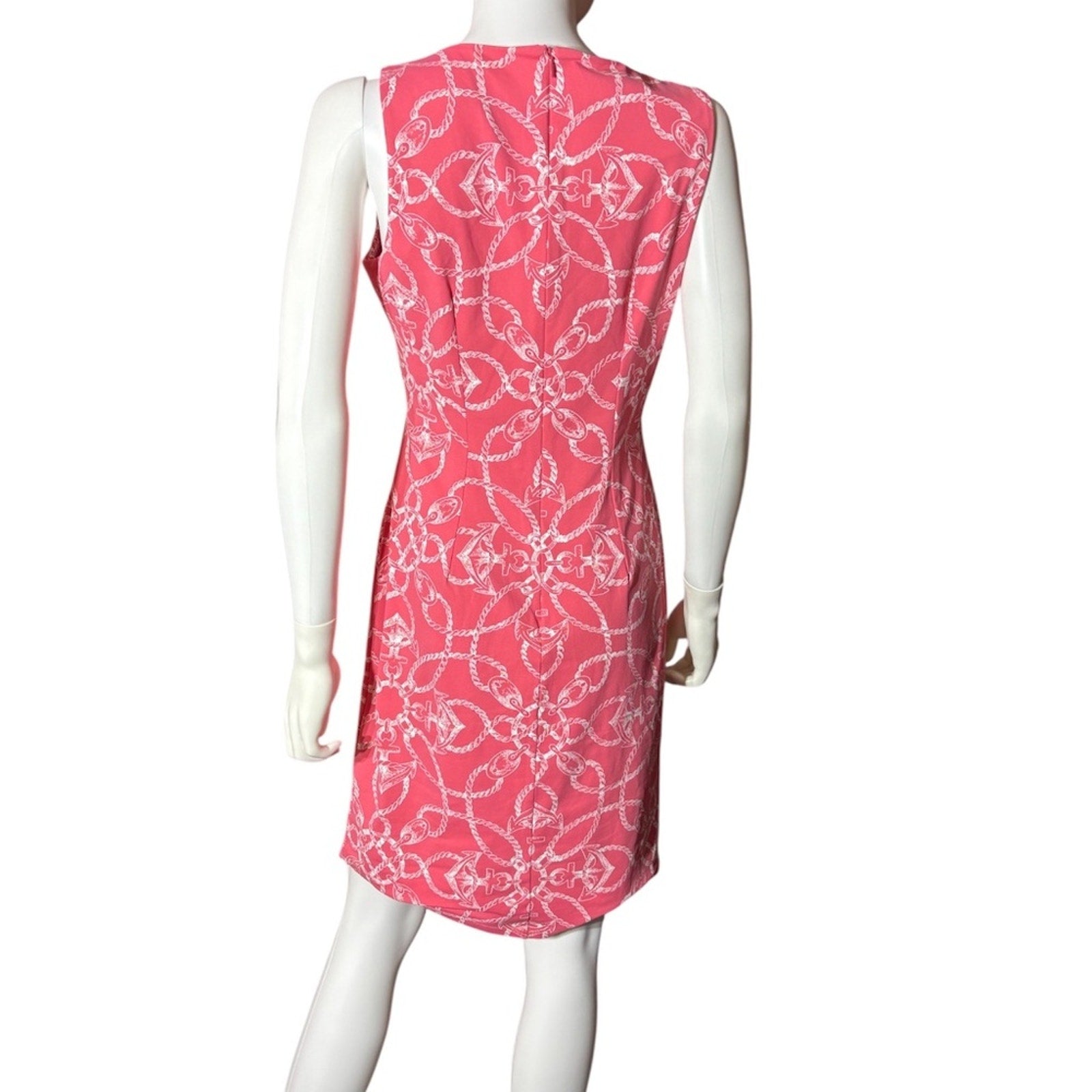 J McLaughlin Womens Nautical Sophia Sleeveless Shift Dress Size Small