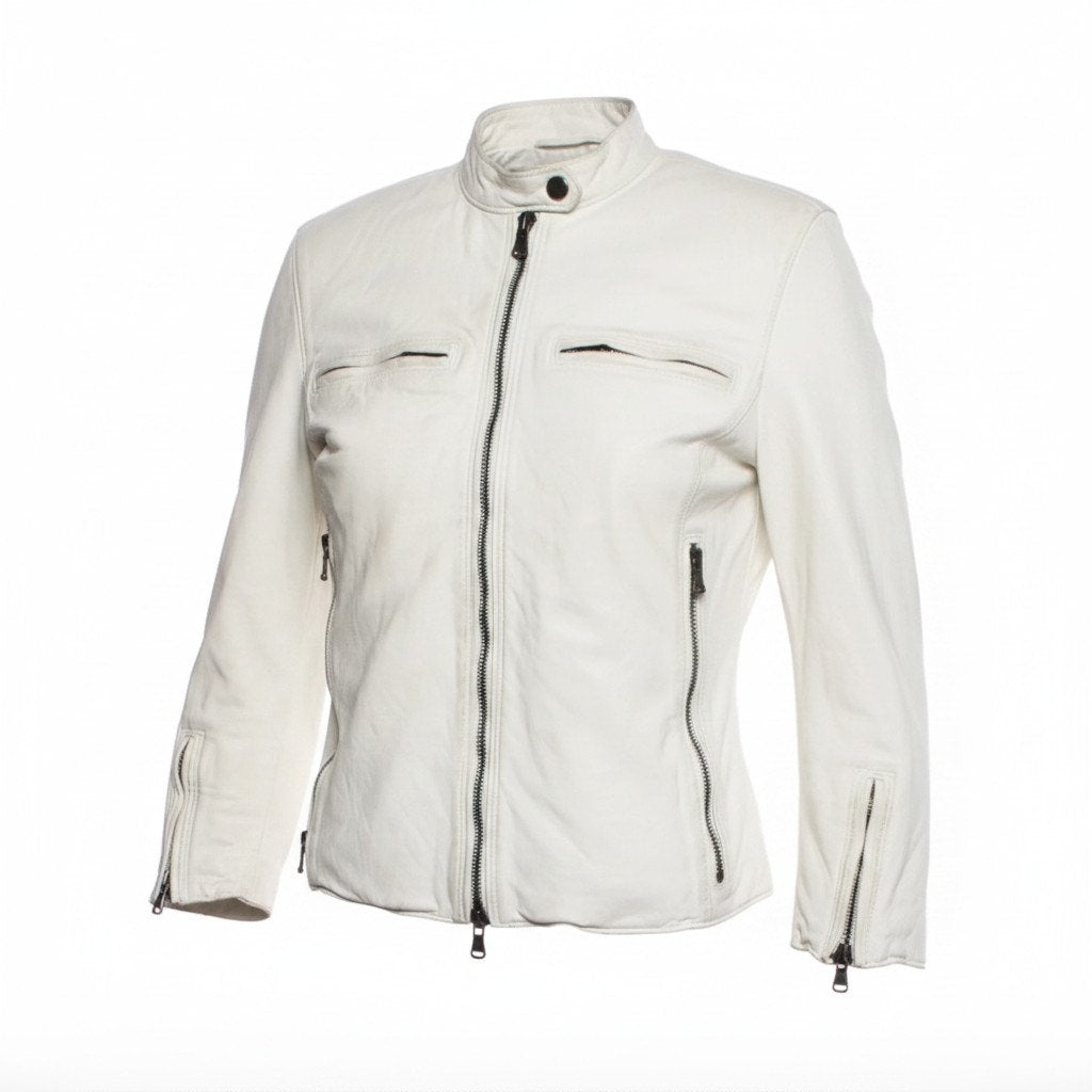 R13 Lambskin Bomber Jacket - size M