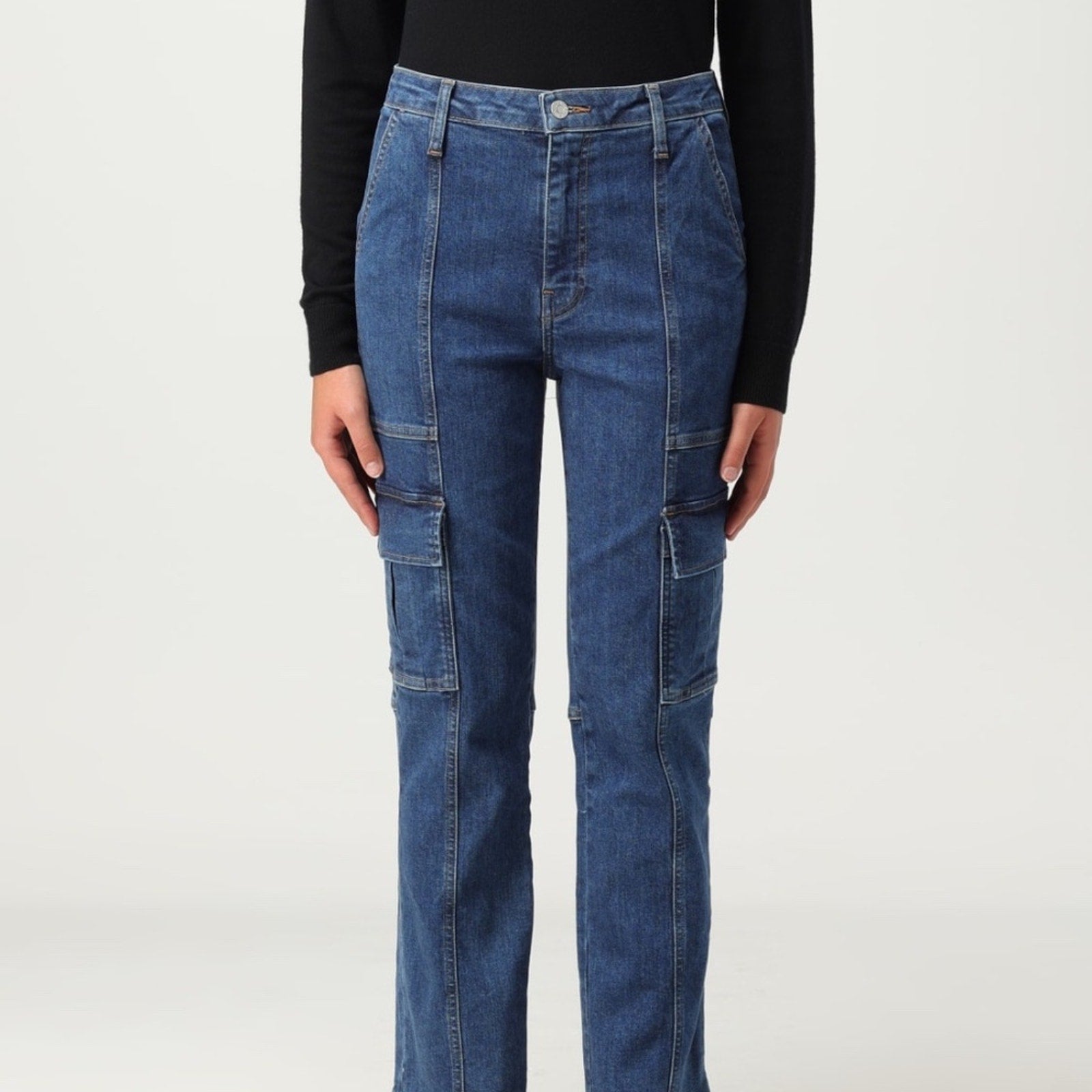 Simkhai‎ Blue Damen Farbe Denim Cotton Jeans, Size 26