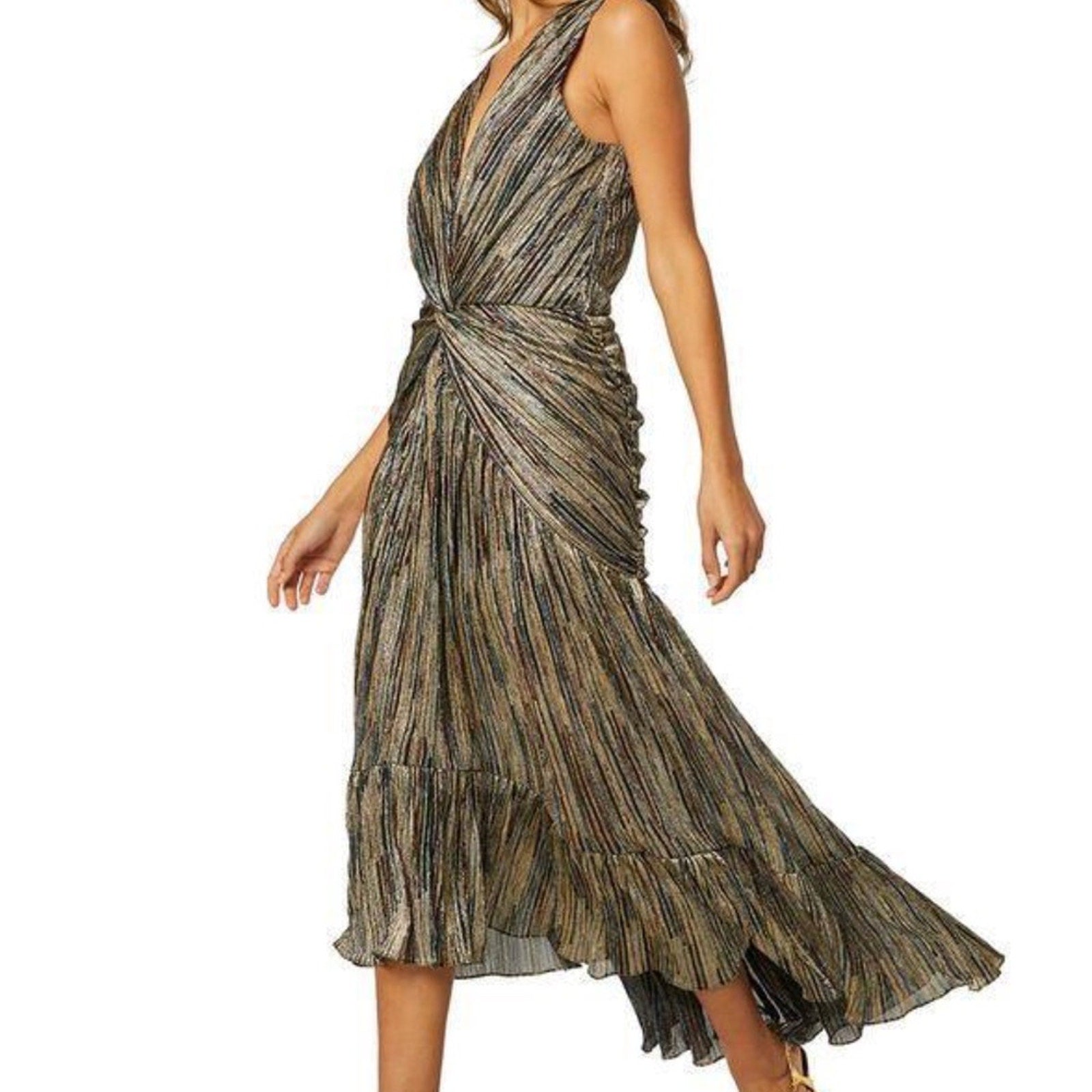 REBECCA TAYLOR Monarch Fleur Cutout Maxi Dress - size XS