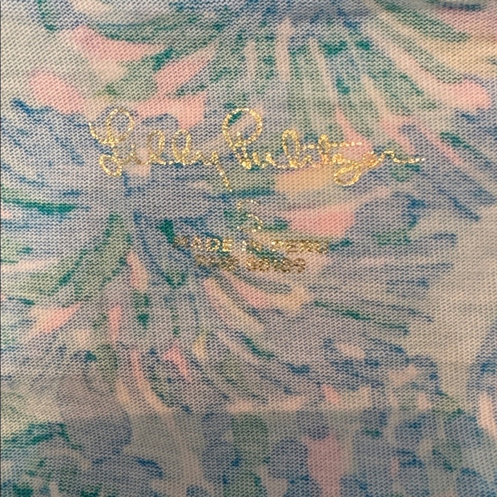 Lilly Pulitzer Etta Dress Surf Blue Green - size small