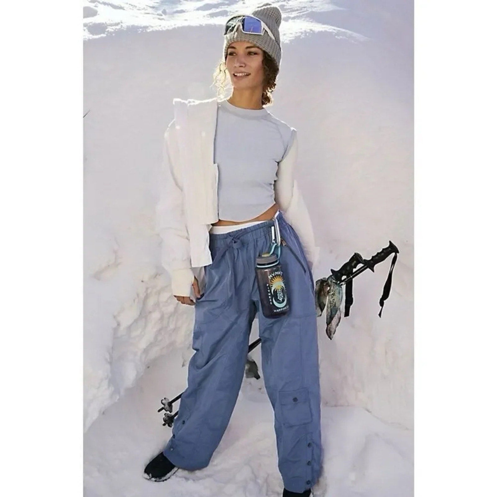 NWT Free People Movement Stadium Pants Blue Dusk - size XS